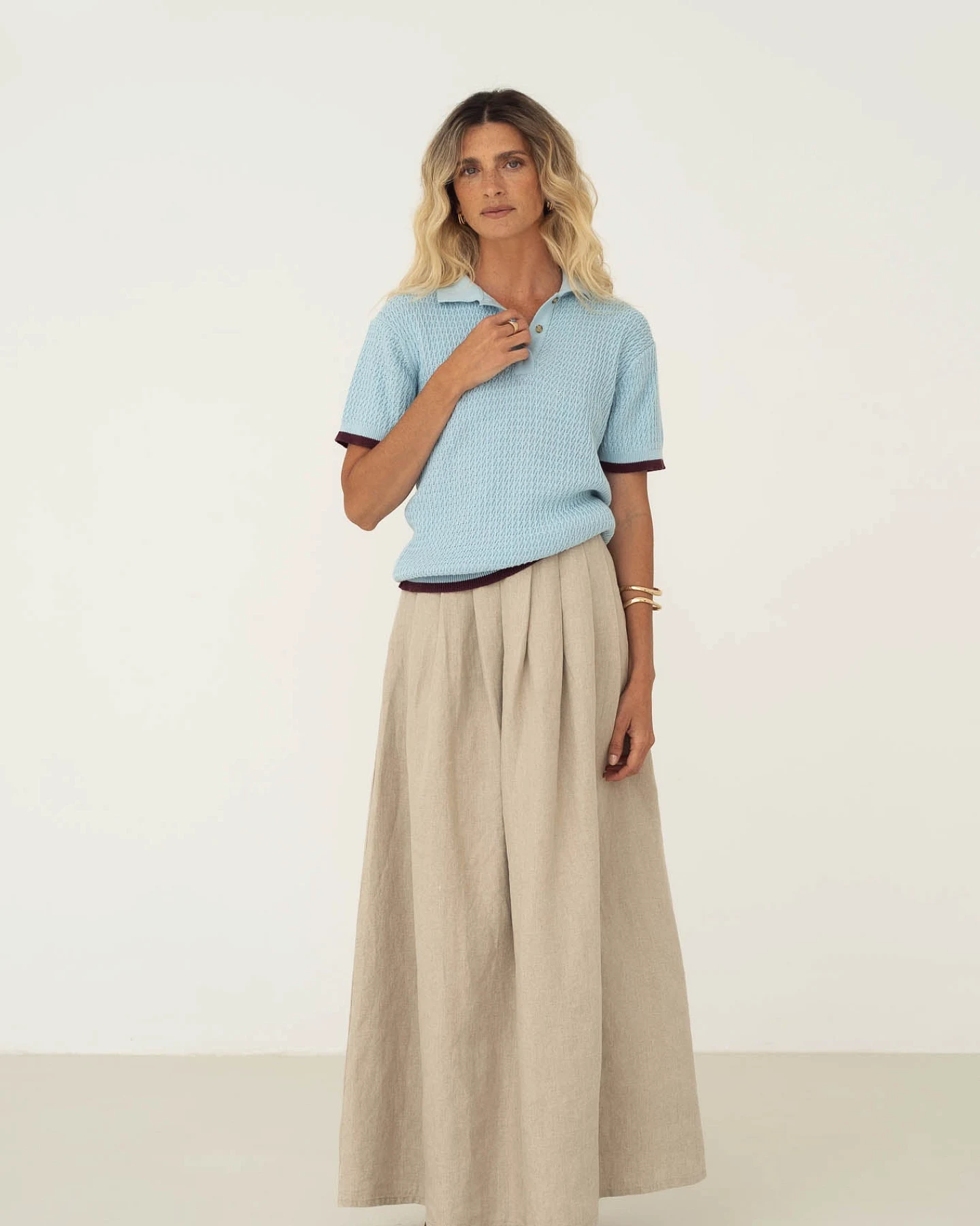 Näz Damen vegan Rock Freya Beige – Ansicht 2