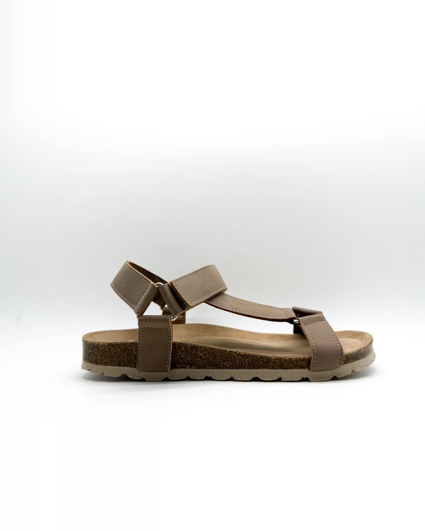 thies Herren vegan Sandalen Eco Bio Trek Elefant Grau – Ansicht 2