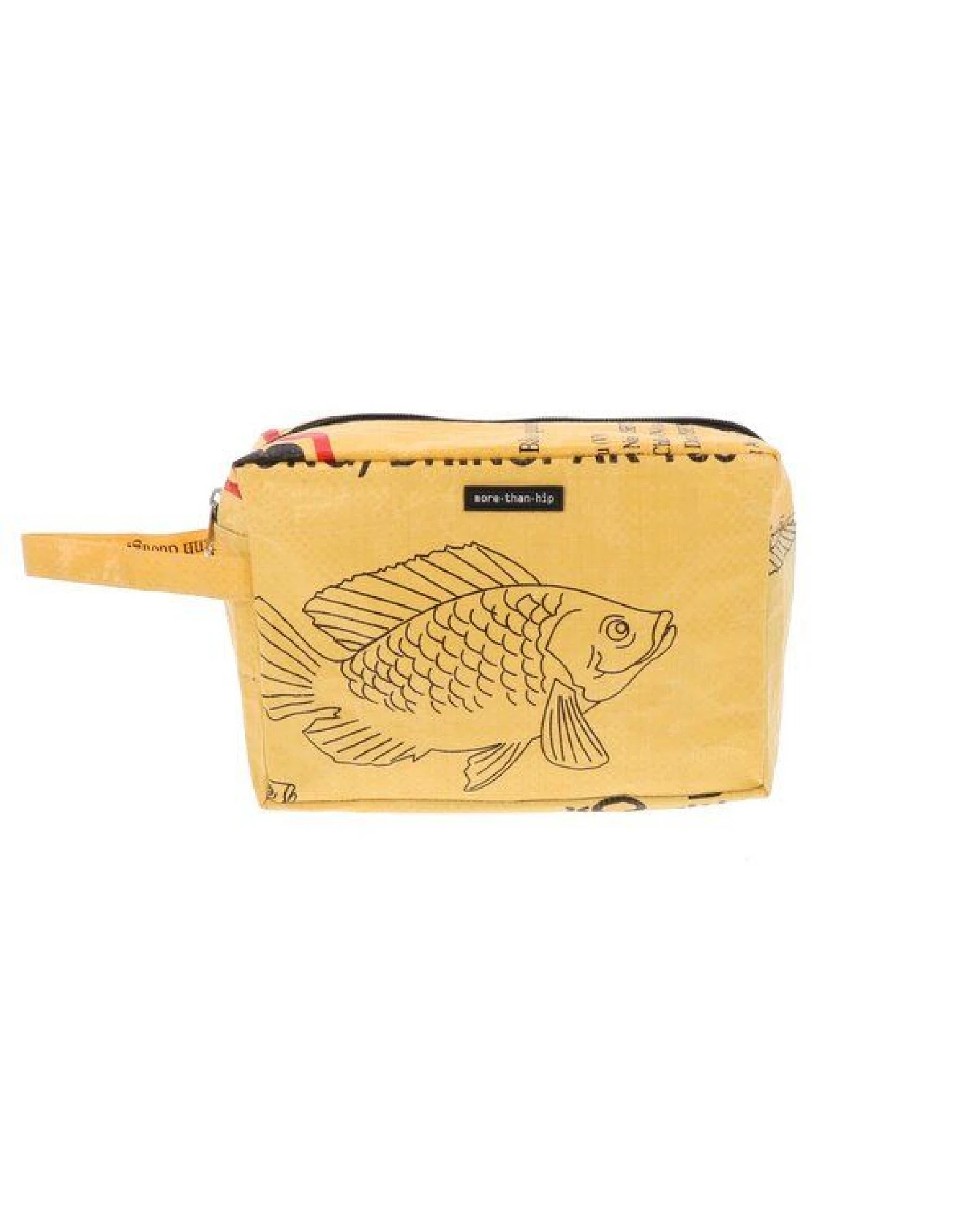 MoreThanHip Medium Kulturtasche aus recycelten Zement oder Fischfuttersaecken Washu – Ansicht 2