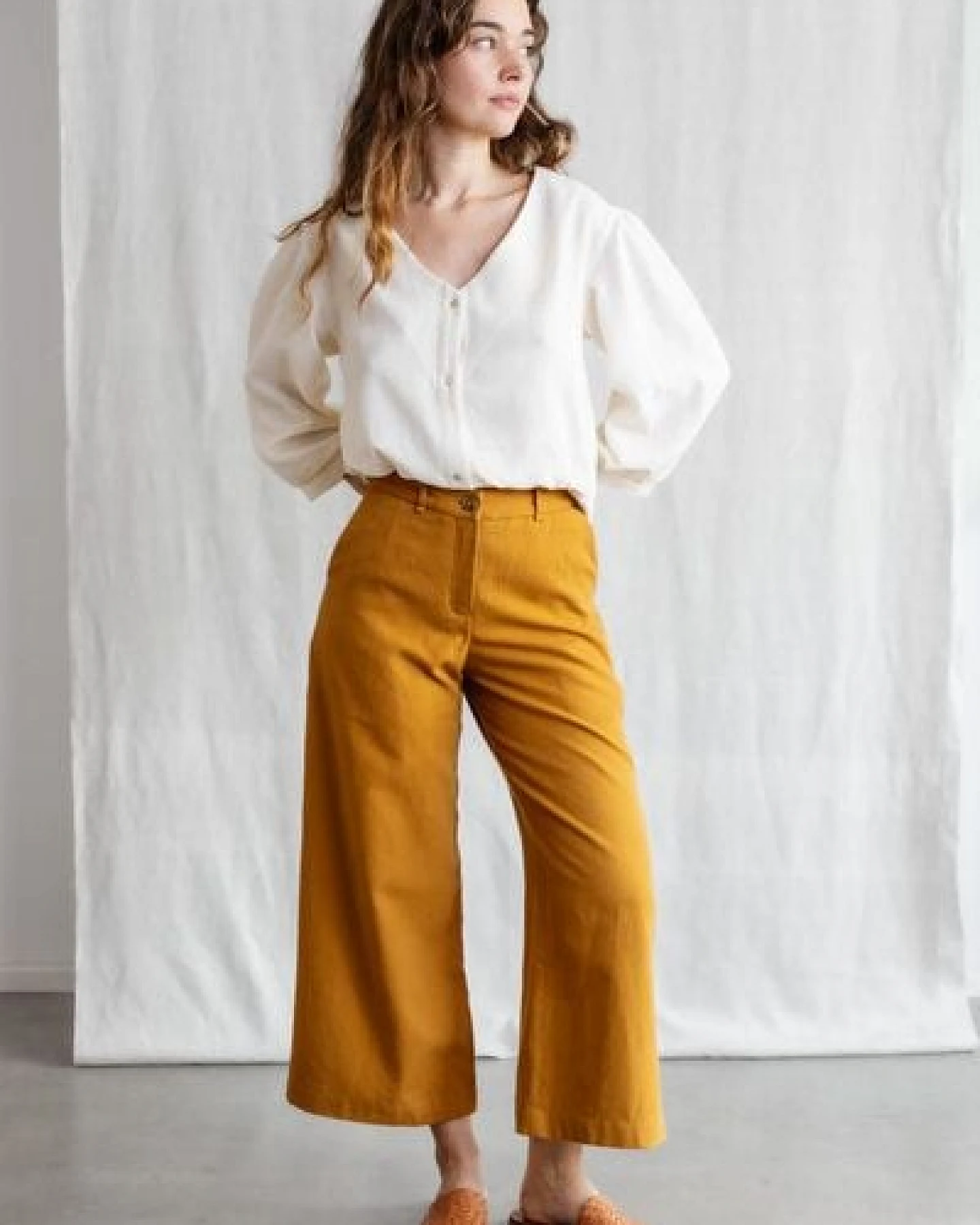 Jyoti - Fair Works Bio-Baumwoll Culotte Hemani – Ansicht 4