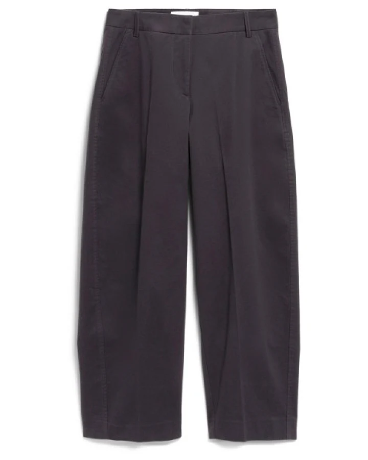 ARMEDANGELS - Women's Barrel Leg Twill Pant - Freizeithose Gr XS grau