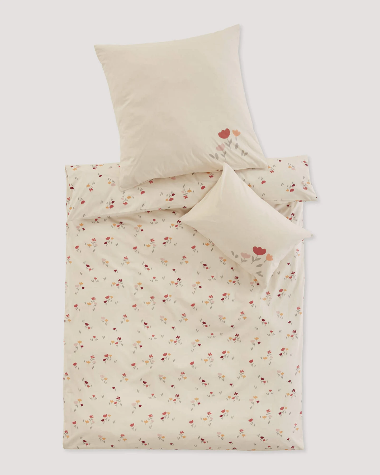 hessnatur Baby Renforce Bettwäsche aus Bio-Baumwolle - natur - Größe 135x200 / 80x80 cm – Ansicht 2