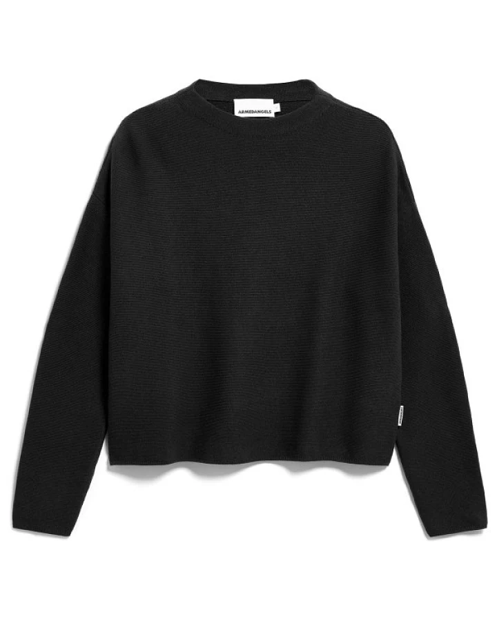 ARMEDANGELS - Women's Merinaa Links Links Sweater - Pullover Gr XL schwarz