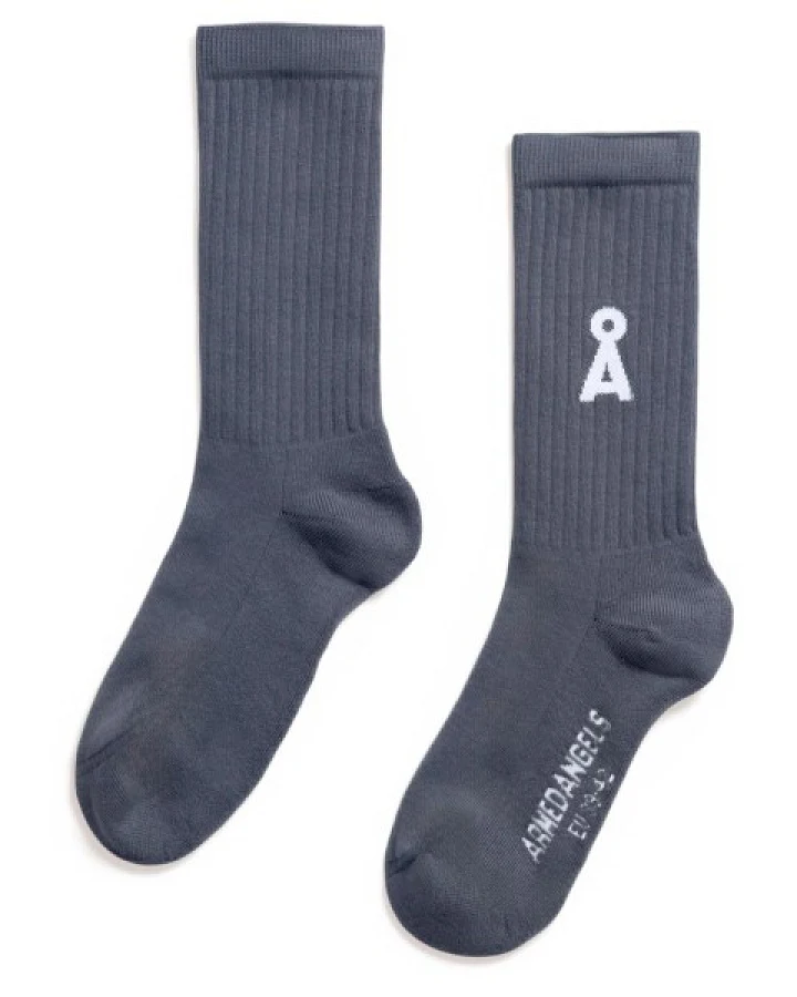 ARMEDANGELS - Saamus Bold Socks - Multifunktionssocken Gr 43-46 blau