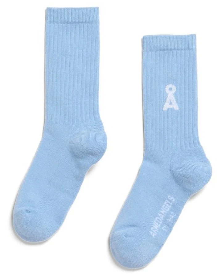 ARMEDANGELS - Saamus Bold Socks - Multifunktionssocken Gr 35-38 blau