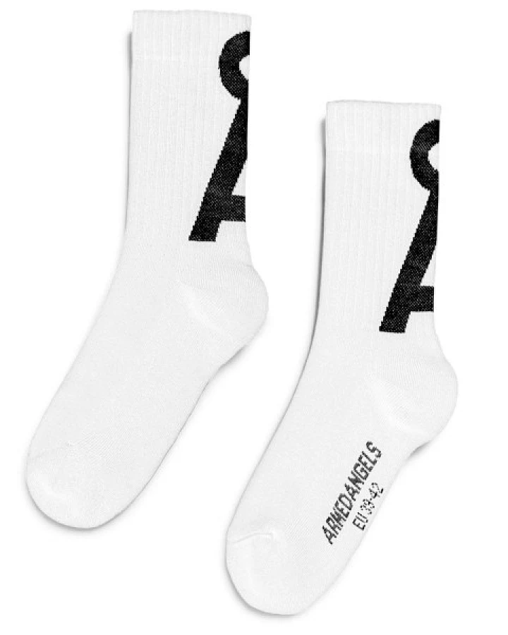 ARMEDANGELS - Saamus Short Socks - Multifunktionssocken Gr 43-46 weiß