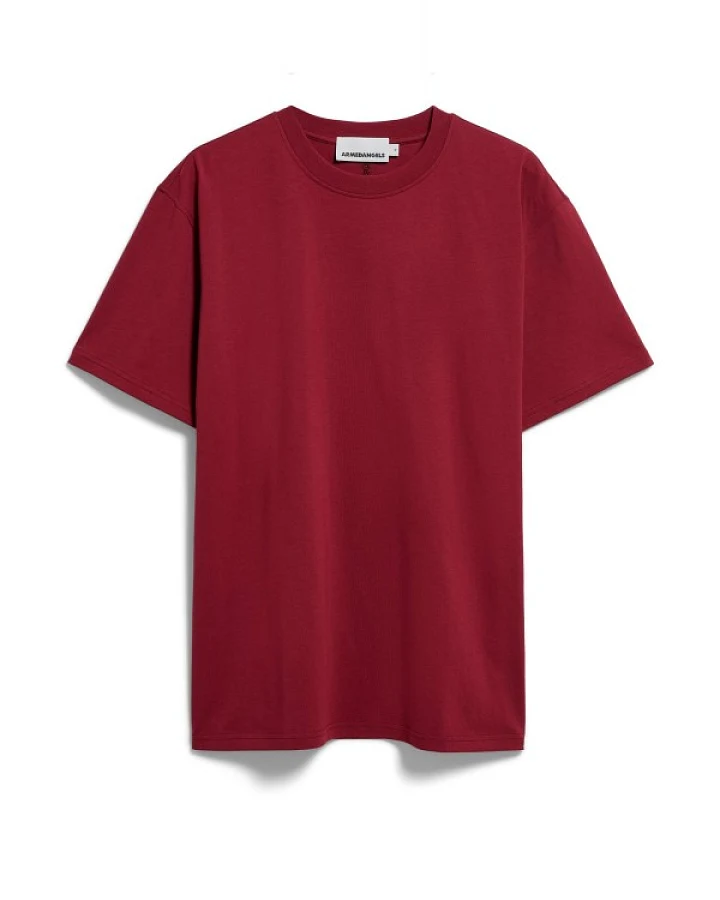 ARMEDANGELS - Maarkos Mid Weight - T-Shirt Gr XXL rot