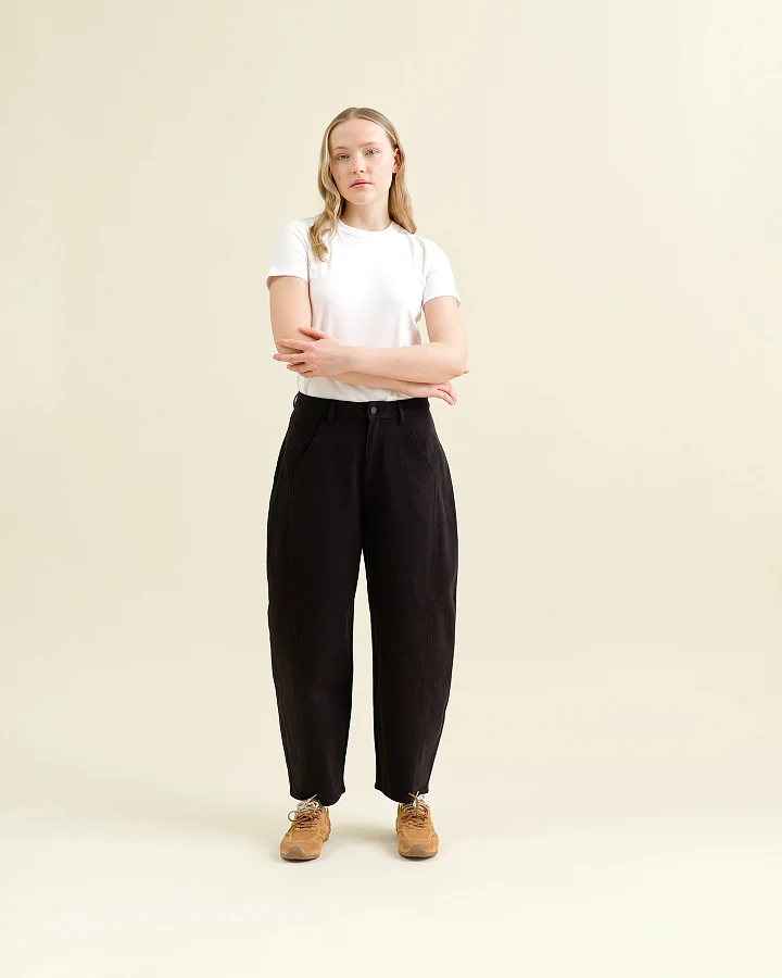 Wide Barrel Leg Jeans Modell: Moondust