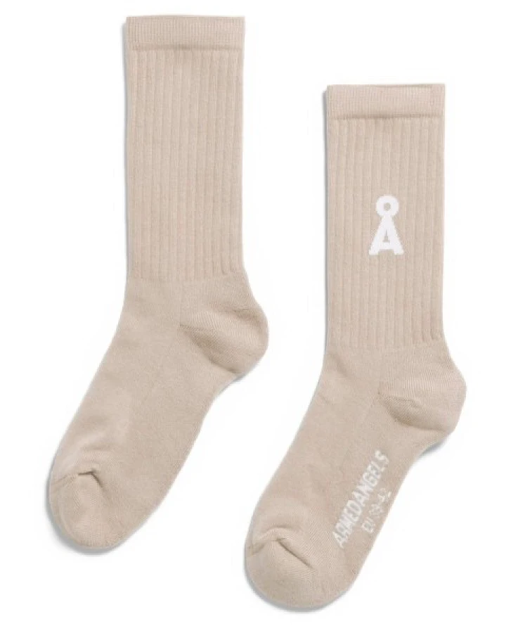 ARMEDANGELS - Saamus Bold Socks - Multifunktionssocken Gr 39-42 beige