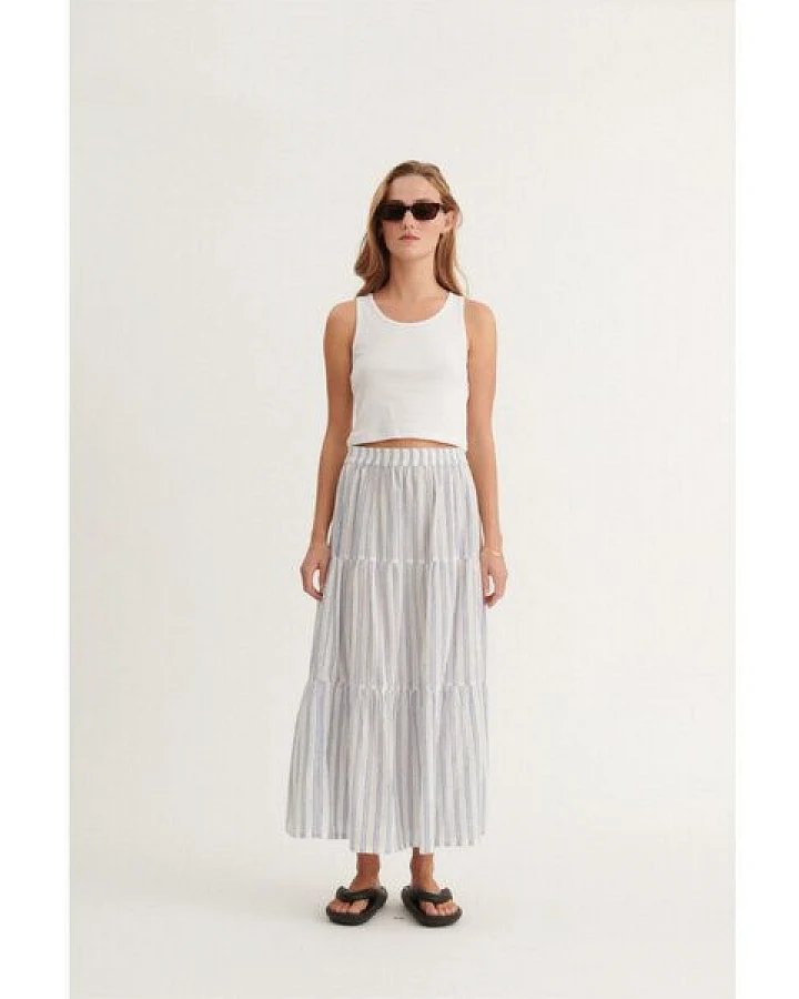 Basic Apparel Langer Rock ADA aus Bio-Baumwolle