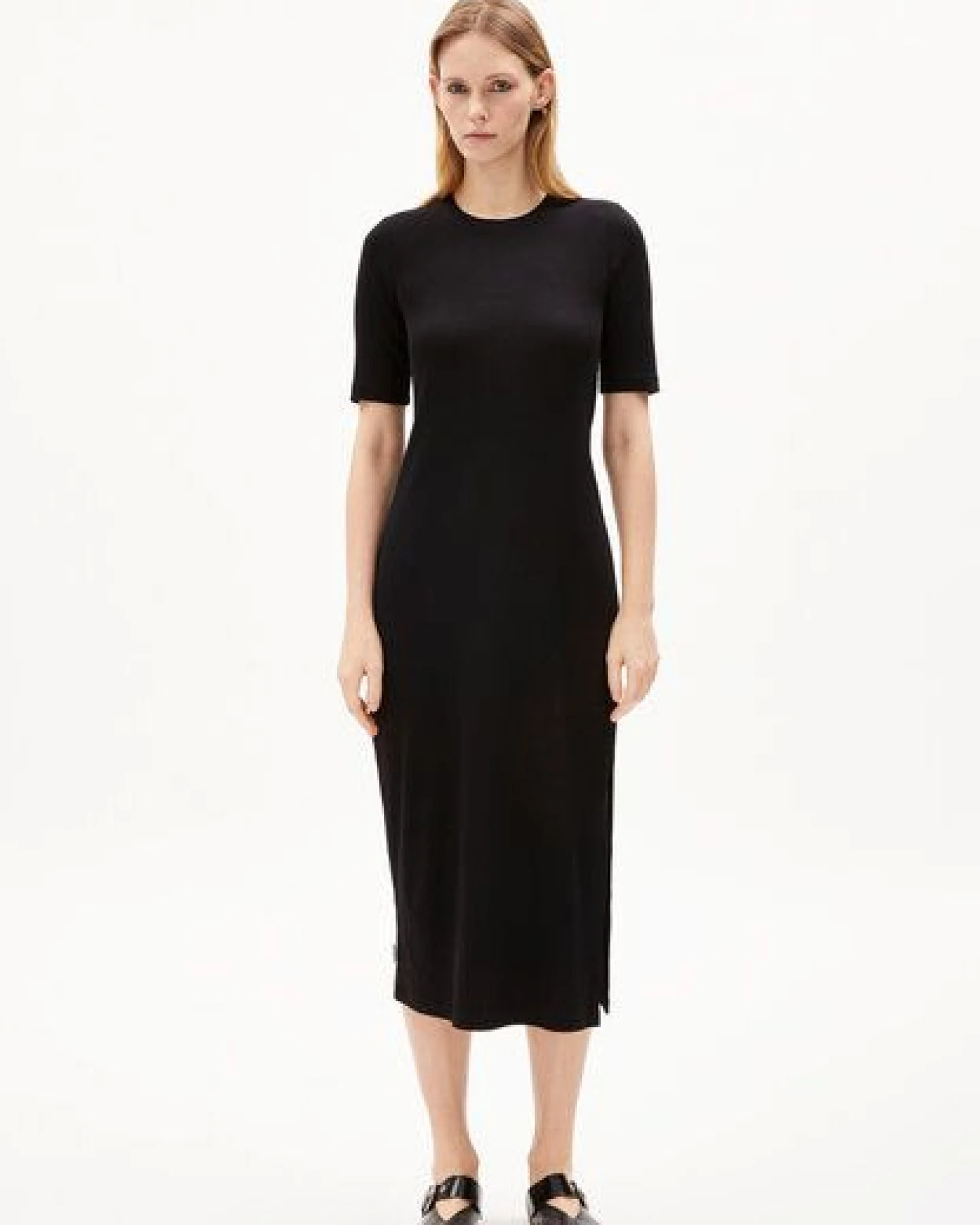 ARMEDANGELS SEHAARAA Damen Ripp-Jerseykleid aus Bio-Baumwoll Mix – Ansicht 4