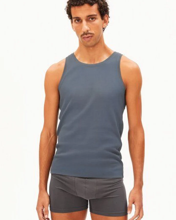 Produktseite: ARMEDANGELS JAANNO RIB Herren Ripp-Top aus Bio-Baumwoll Mix