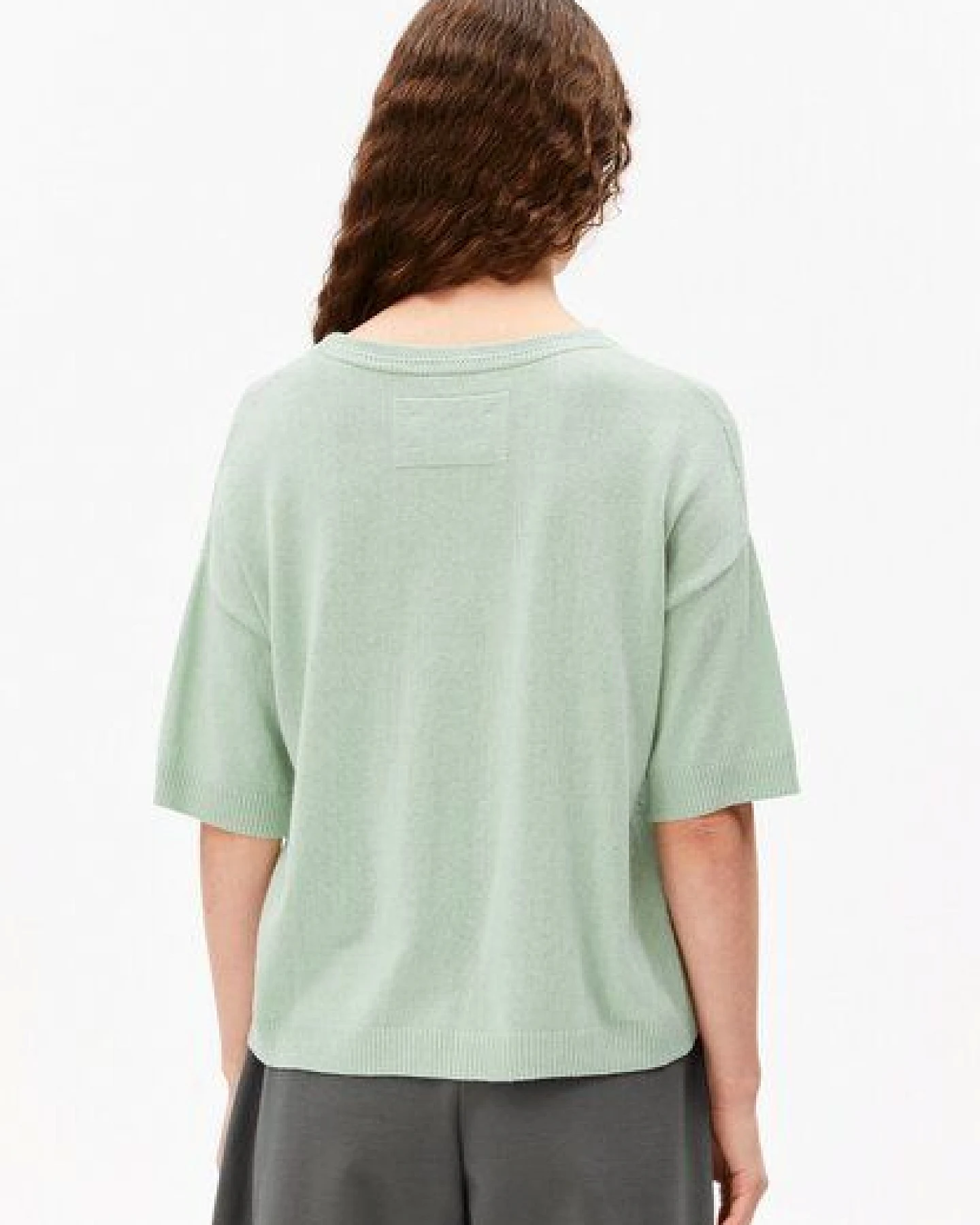 ARMEDANGELS LINO BLEND Damen Strickshirt aus Leinen-Mix – Ansicht 2