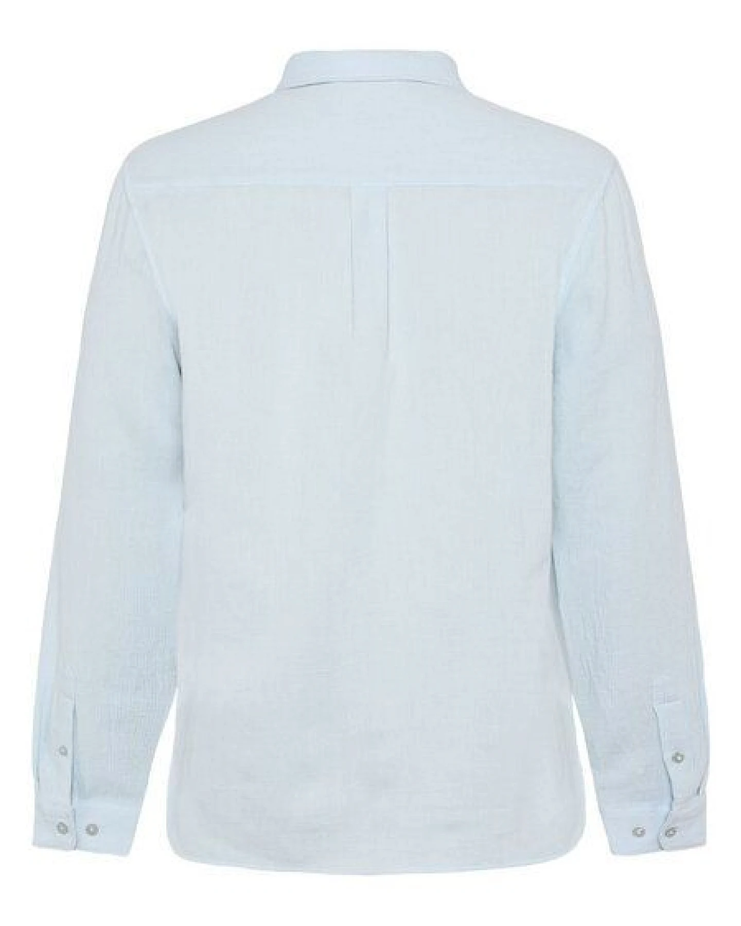 KnowledgeCotton Apparel Langarmhemd mit Struktur aus Bio-Baumwolle – Ansicht 4