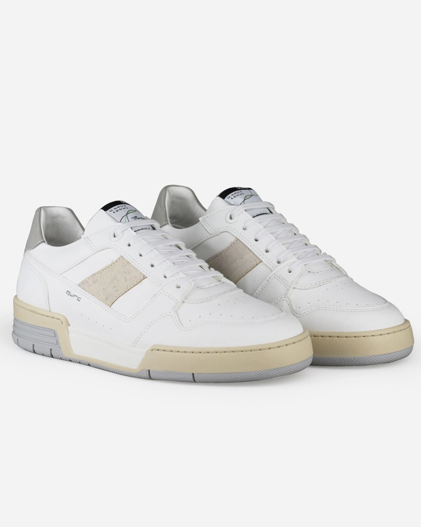 QURC Herren vegan Sneaker Heritage Cloud Weiß – Ansicht 2