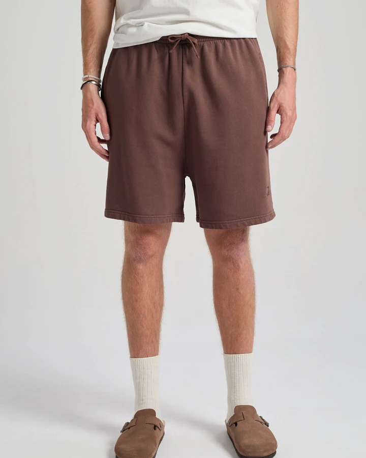 Trendsplant Herren vegan Sweatshorts Essentials Shaved Chocolate Braun