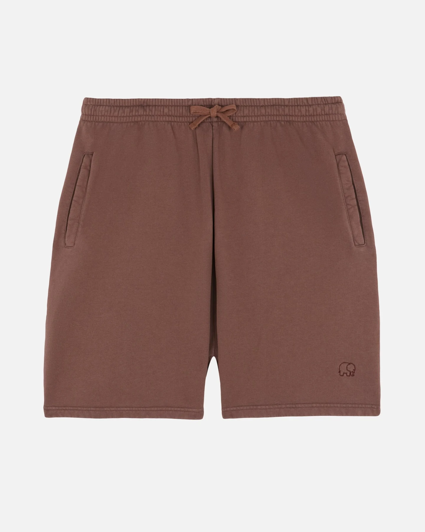 Trendsplant Herren vegan Sweatshorts Essentials Shaved Chocolate Braun – Ansicht 2