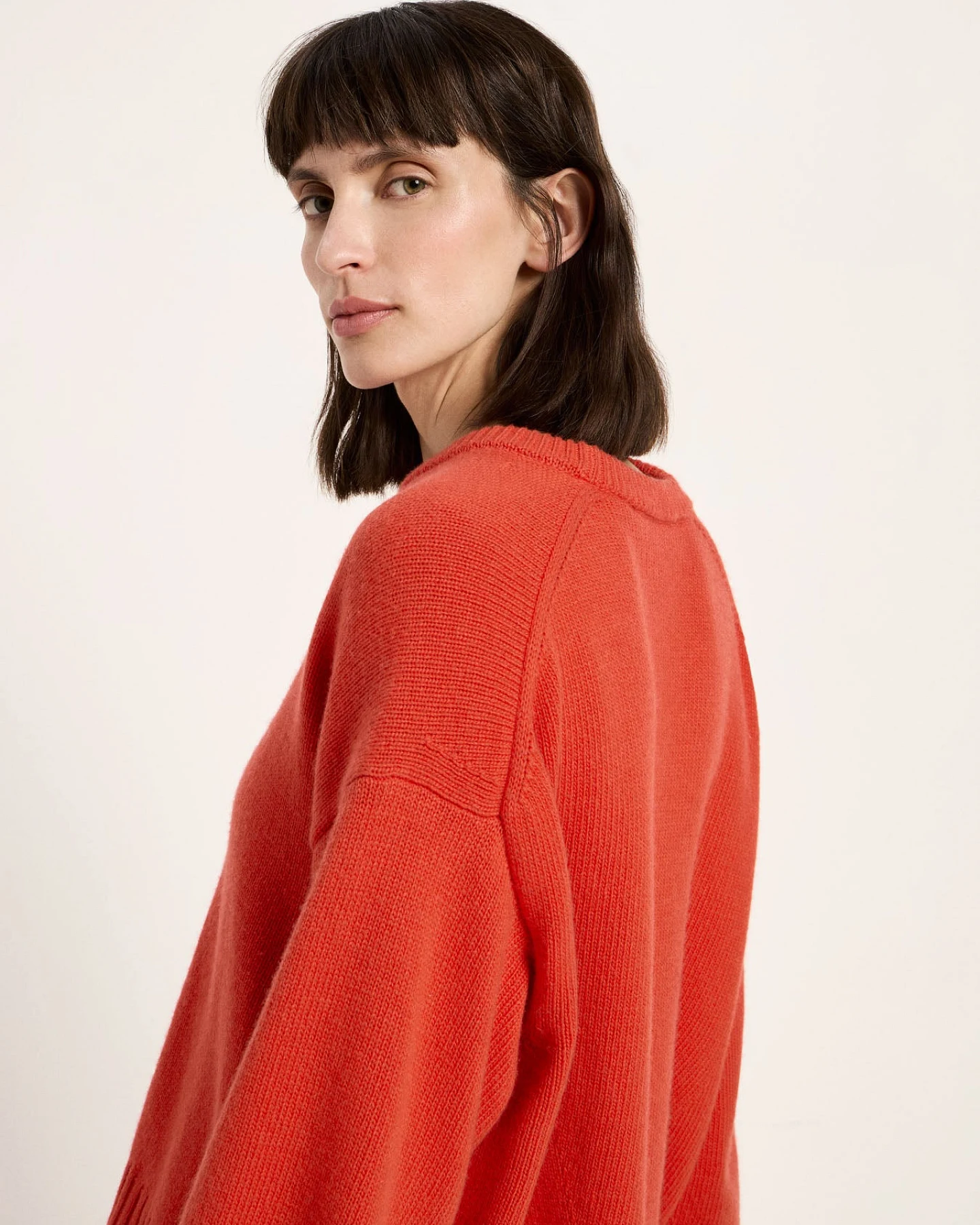 Oversized Rundhalspullover – Ansicht 3