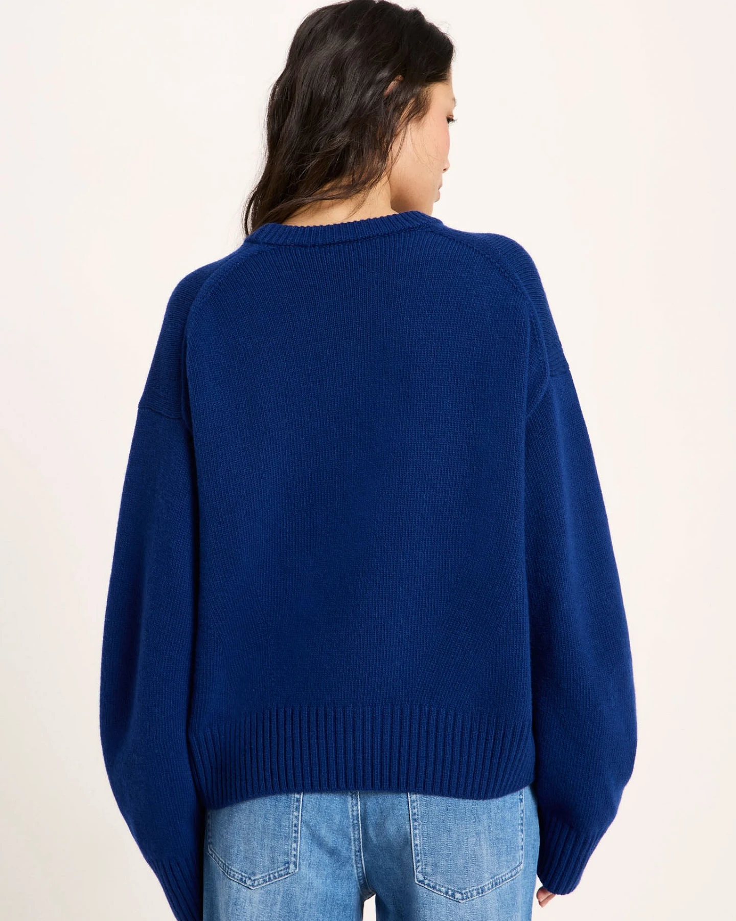 Oversized Rundhalspullover – Ansicht 4