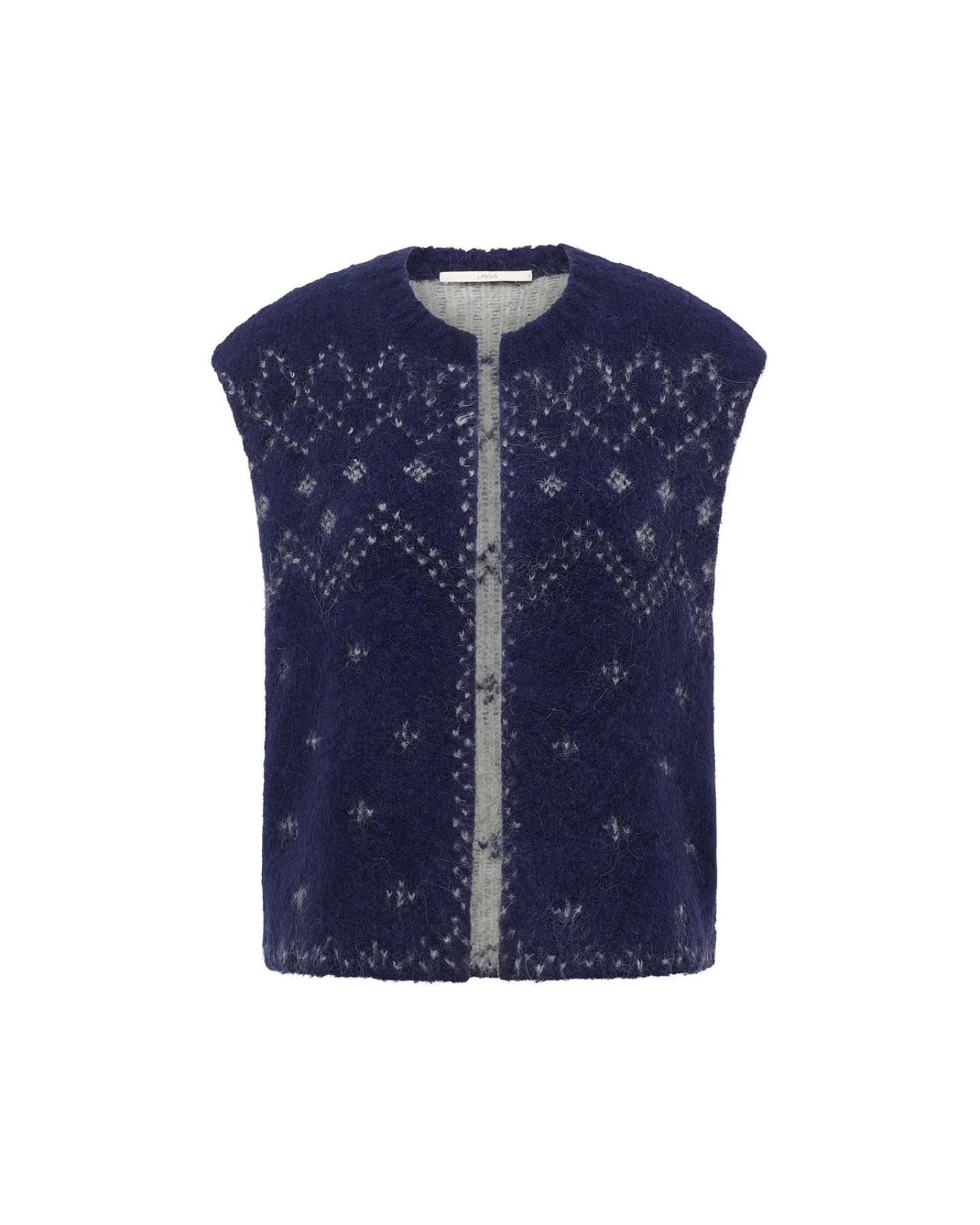 Doubleface Weste mit Jacquard – Ansicht 5