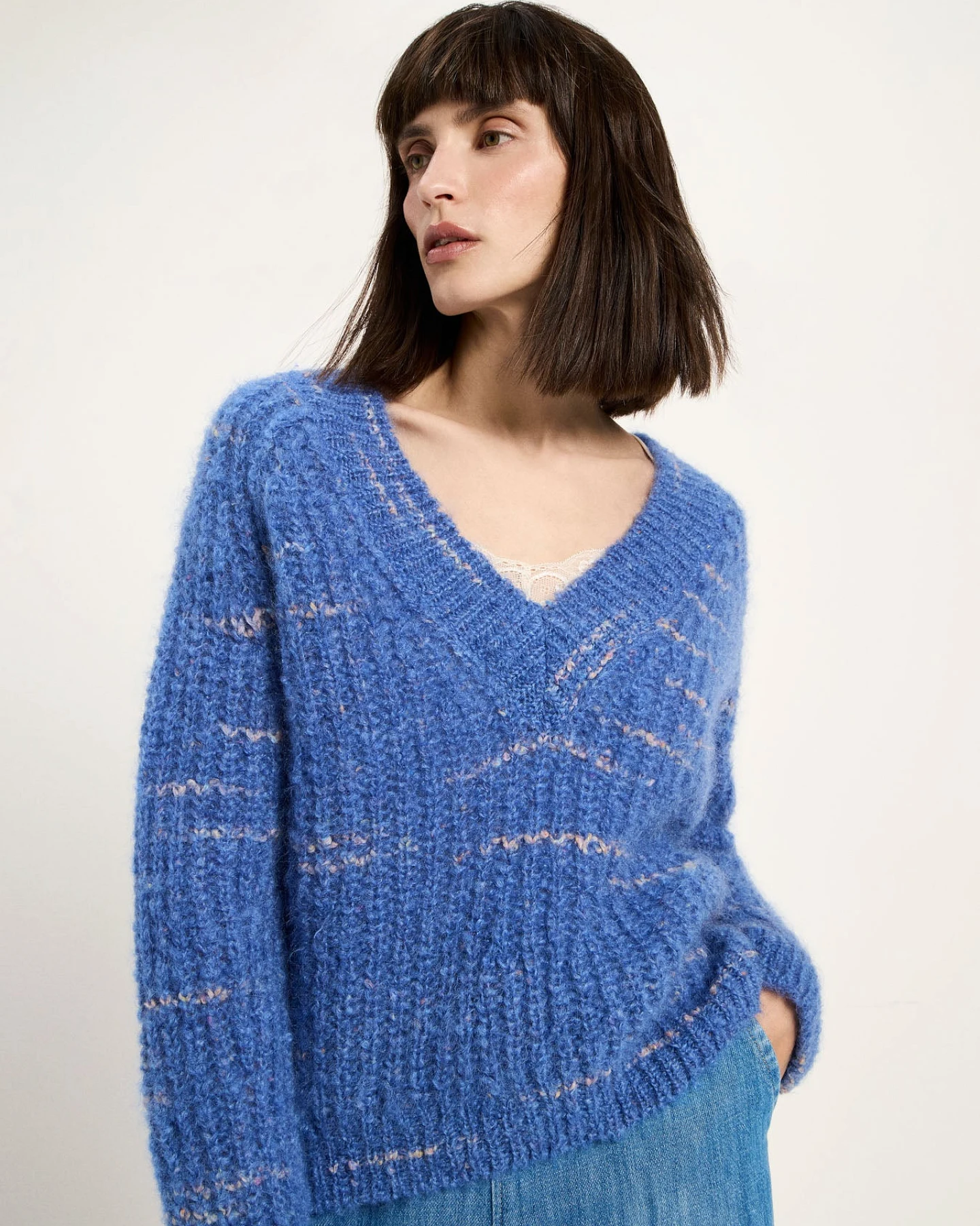 Pullover mit V-Ausschnitt – Ansicht 3