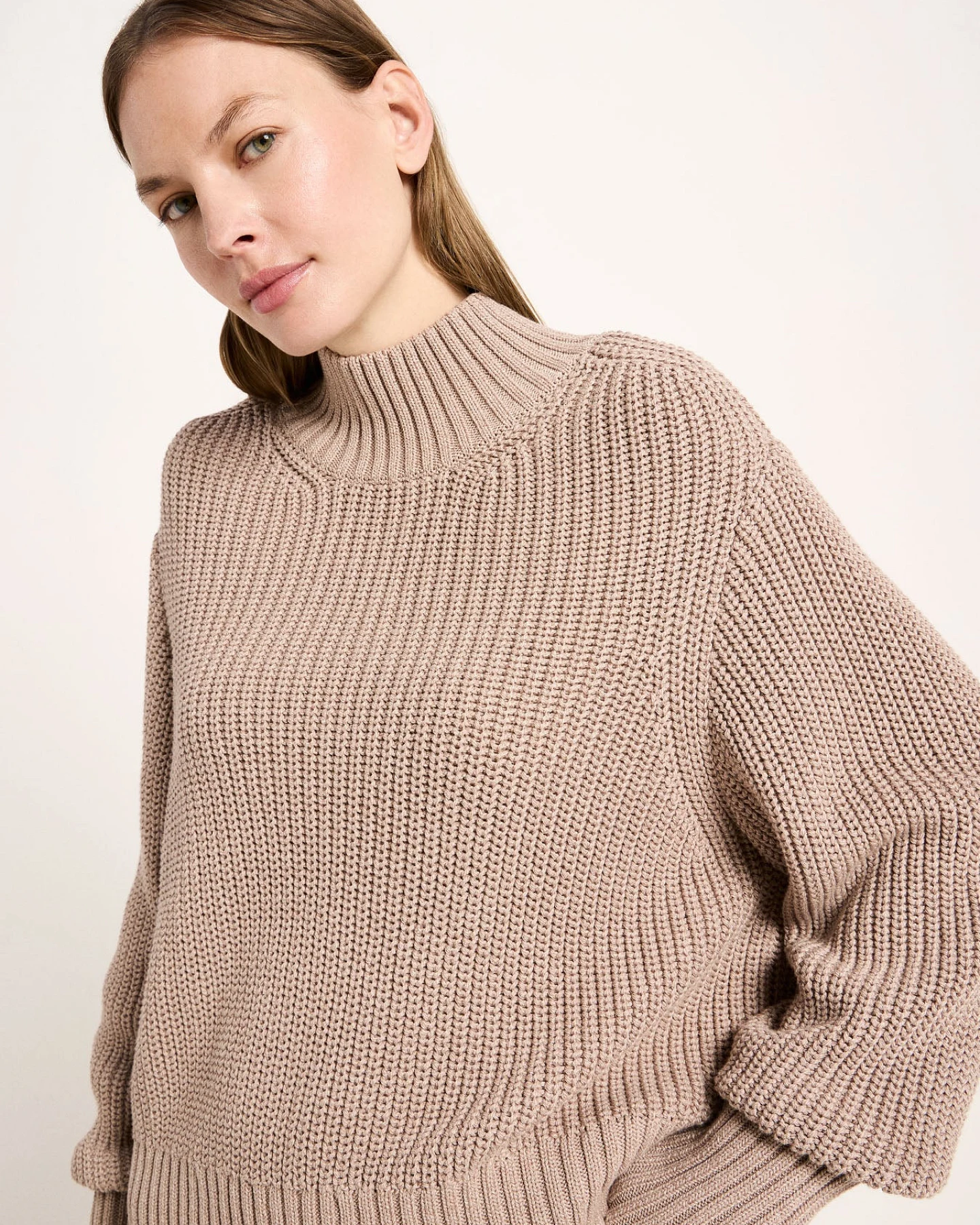 Grobstrickpullover (GOTS) – Ansicht 3