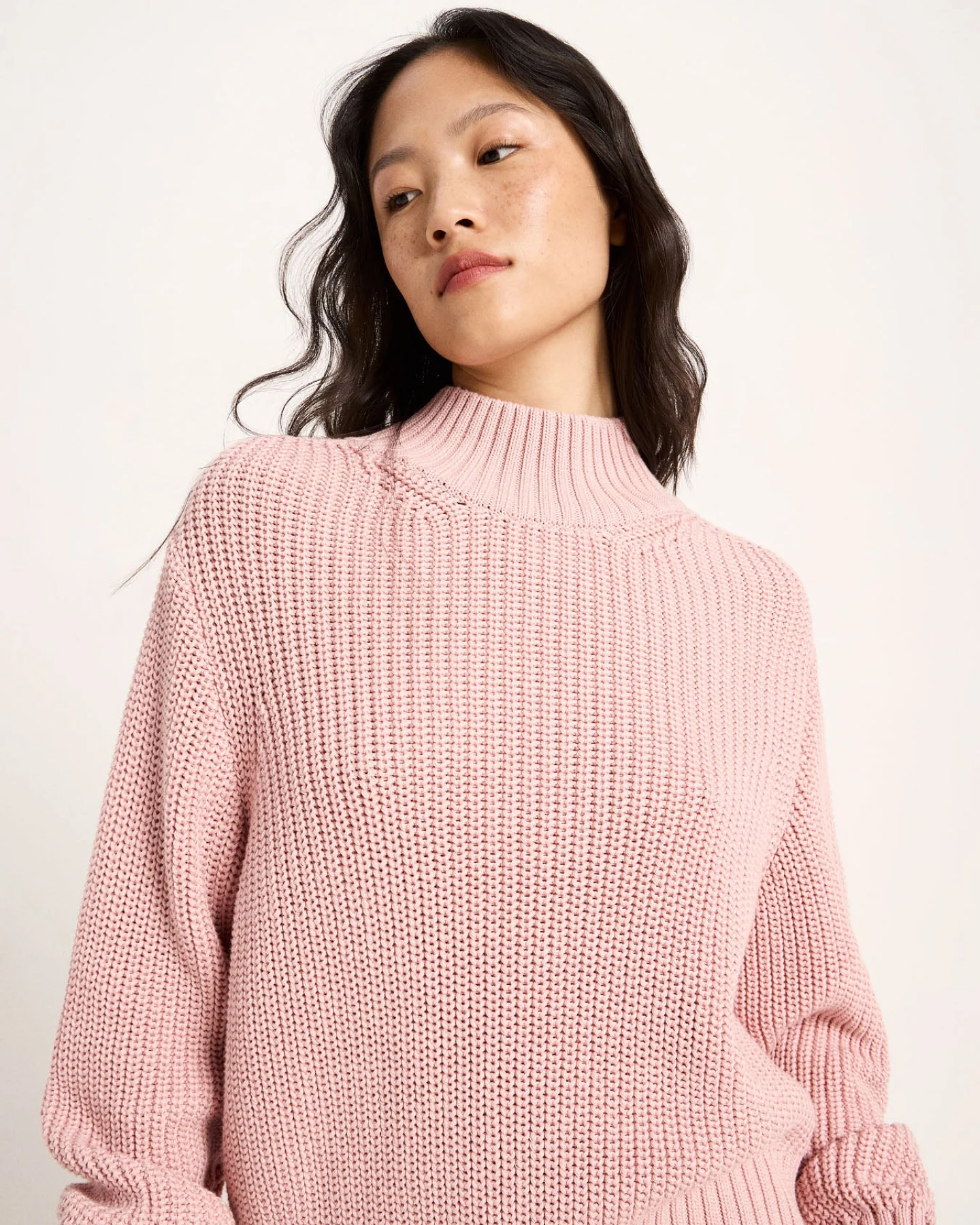 Grobstrickpullover (GOTS) – Ansicht 3