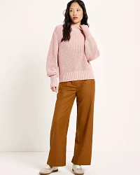 Produktseite: Grobstrickpullover (GOTS)