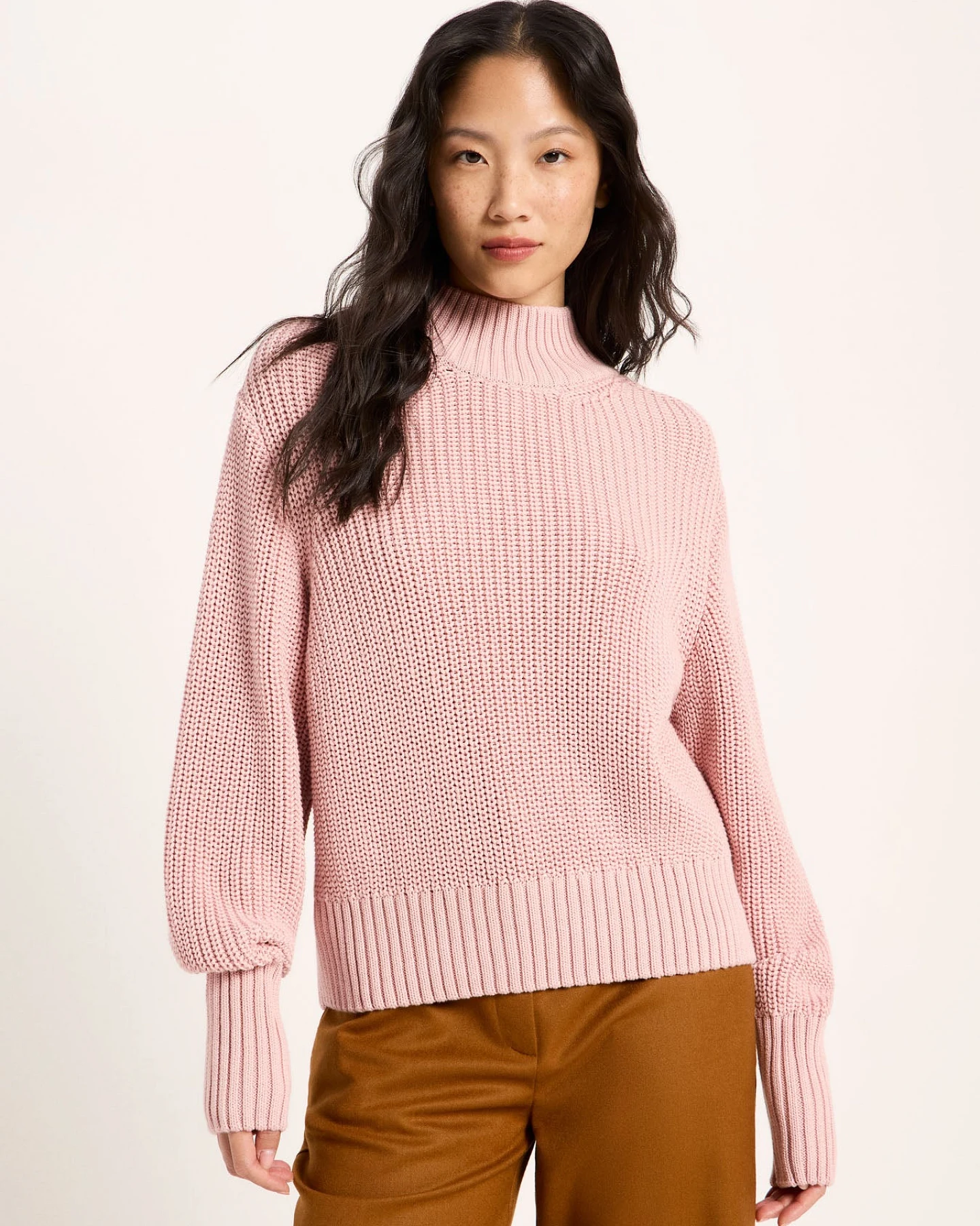 Grobstrickpullover (GOTS) – Ansicht 2