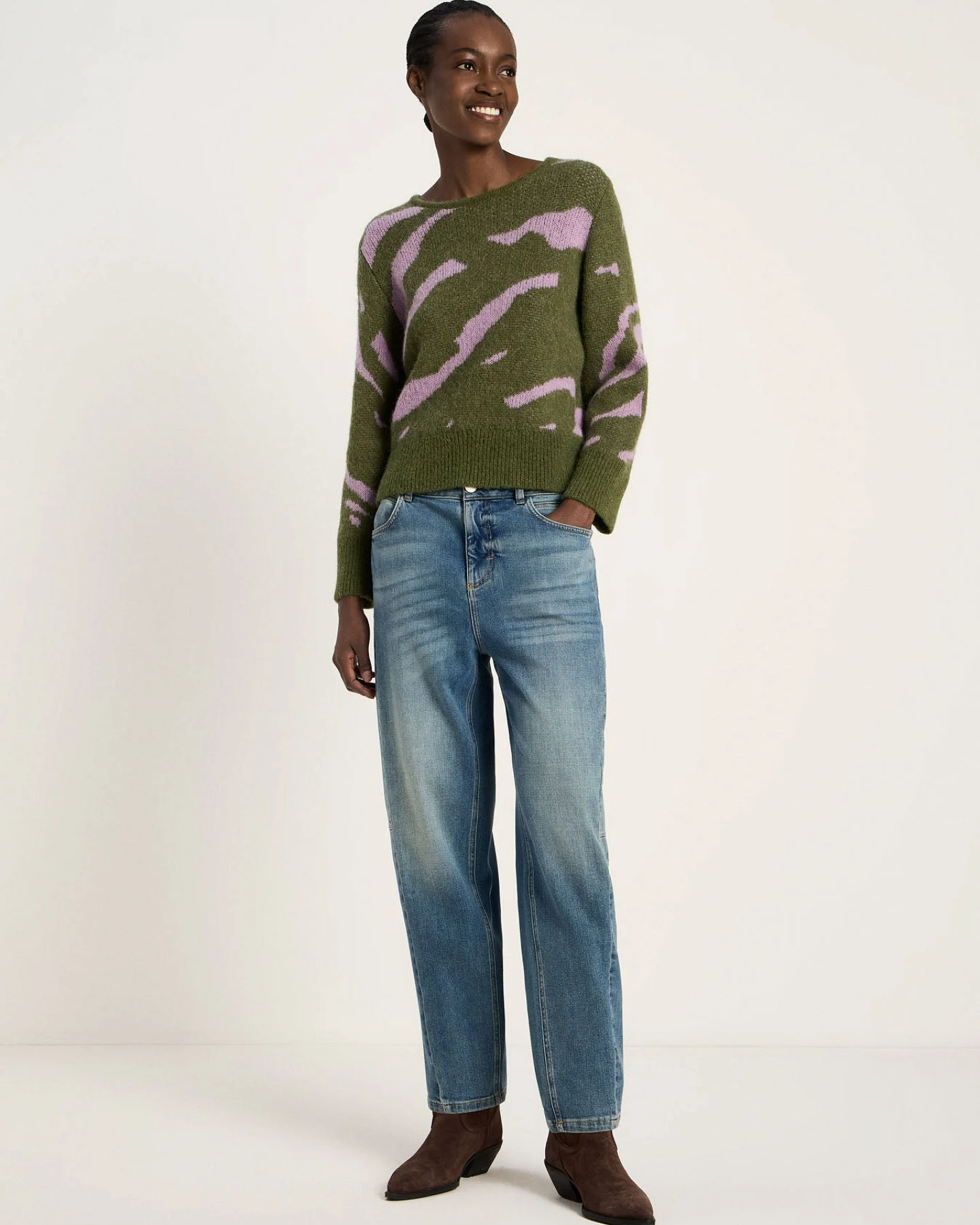 Pullover mit Jacquard – Ansicht 2