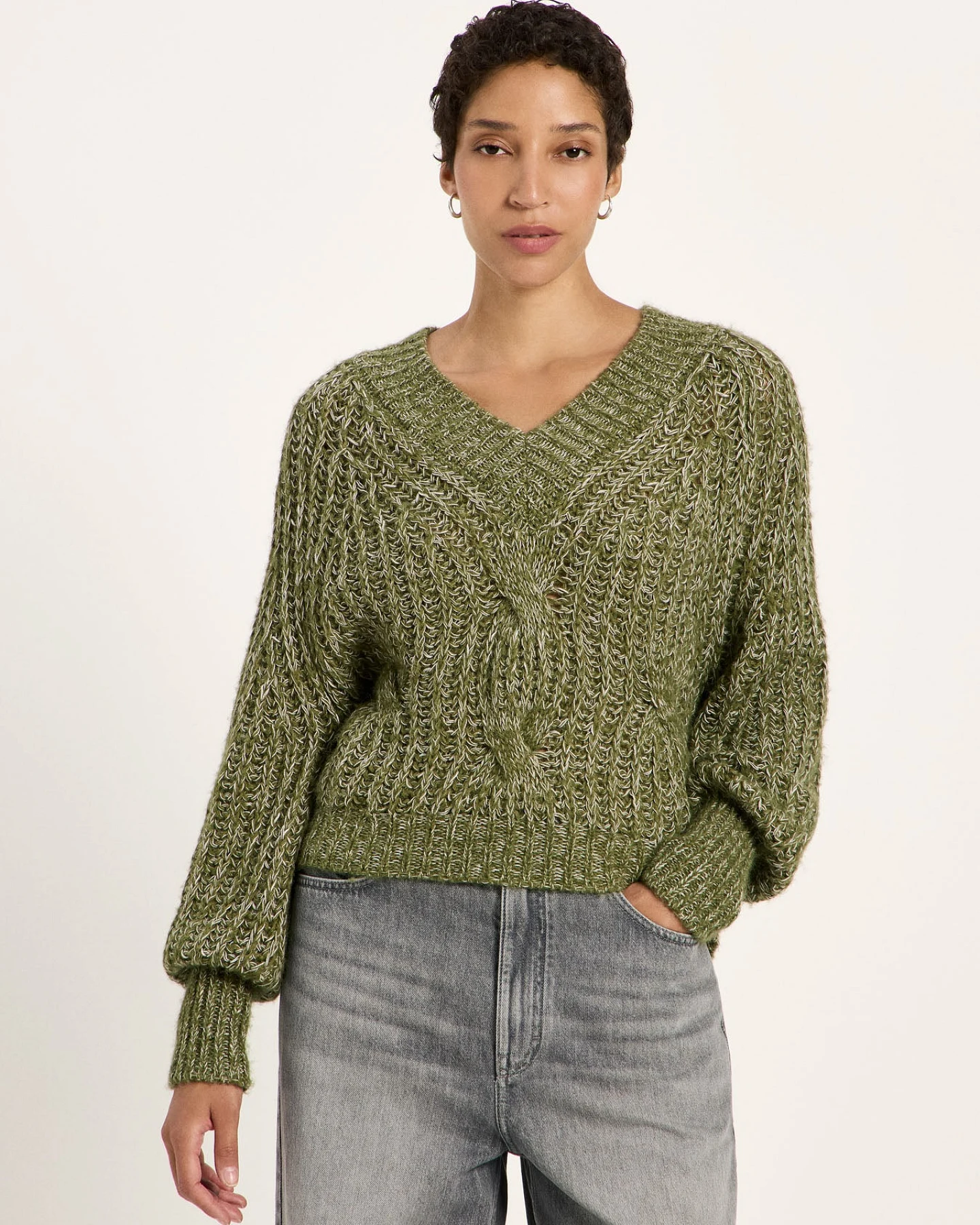 Pullover mit V-Ausschnitt – Ansicht 2