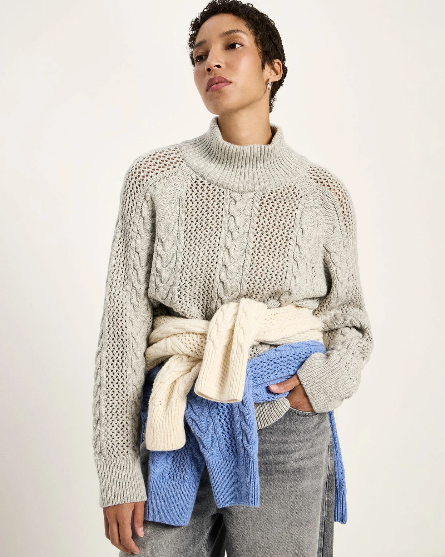 Zopf-Pullover (GOTS) – Ansicht 4