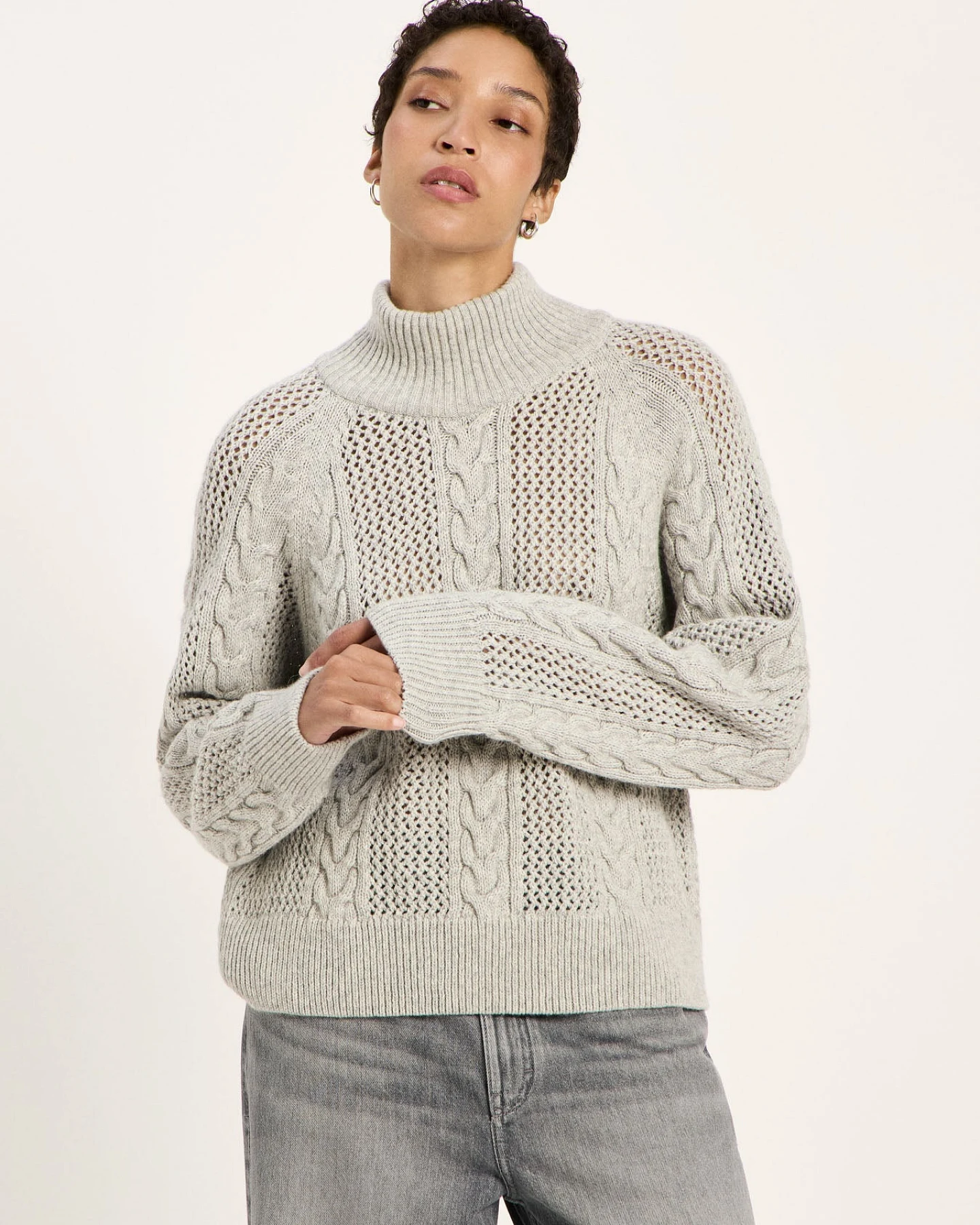 Zopf-Pullover (GOTS) – Ansicht 3