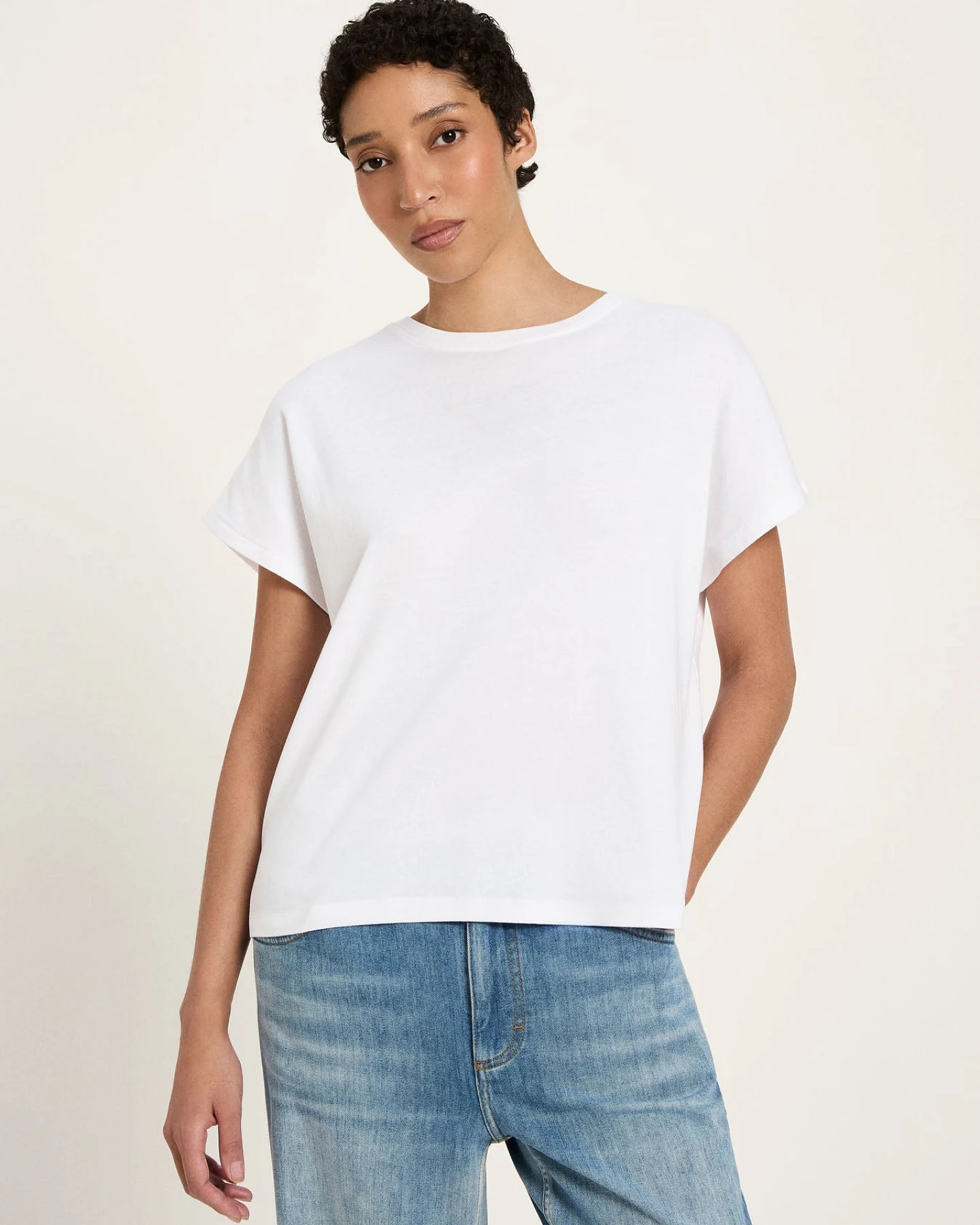 Shirt mit überschnittener Schulter (GOTS) – Ansicht 2