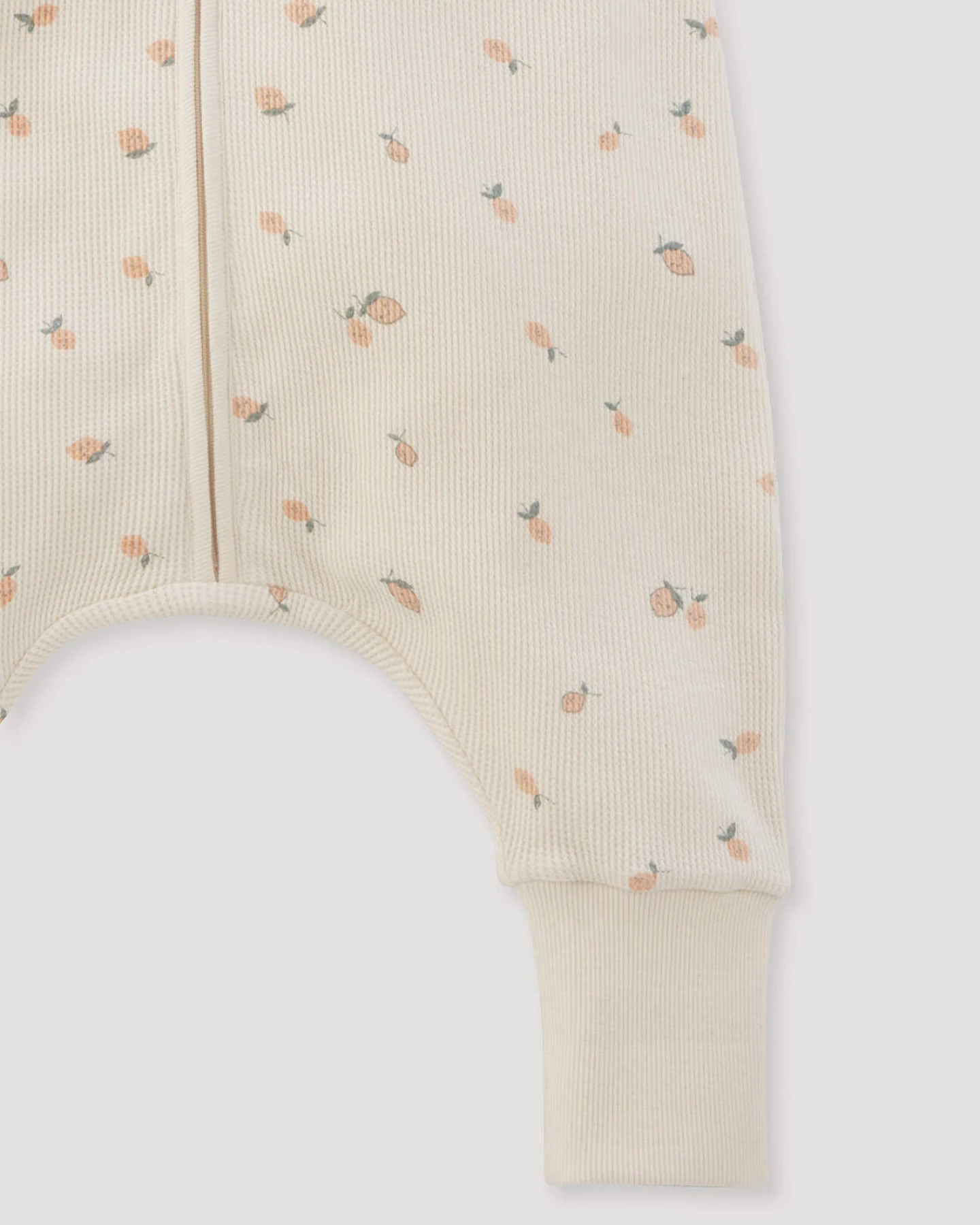 hessnatur Baby Piqué Schlafsack aus Bio-Baumwolle - natur - Größe 80 – Ansicht 3
