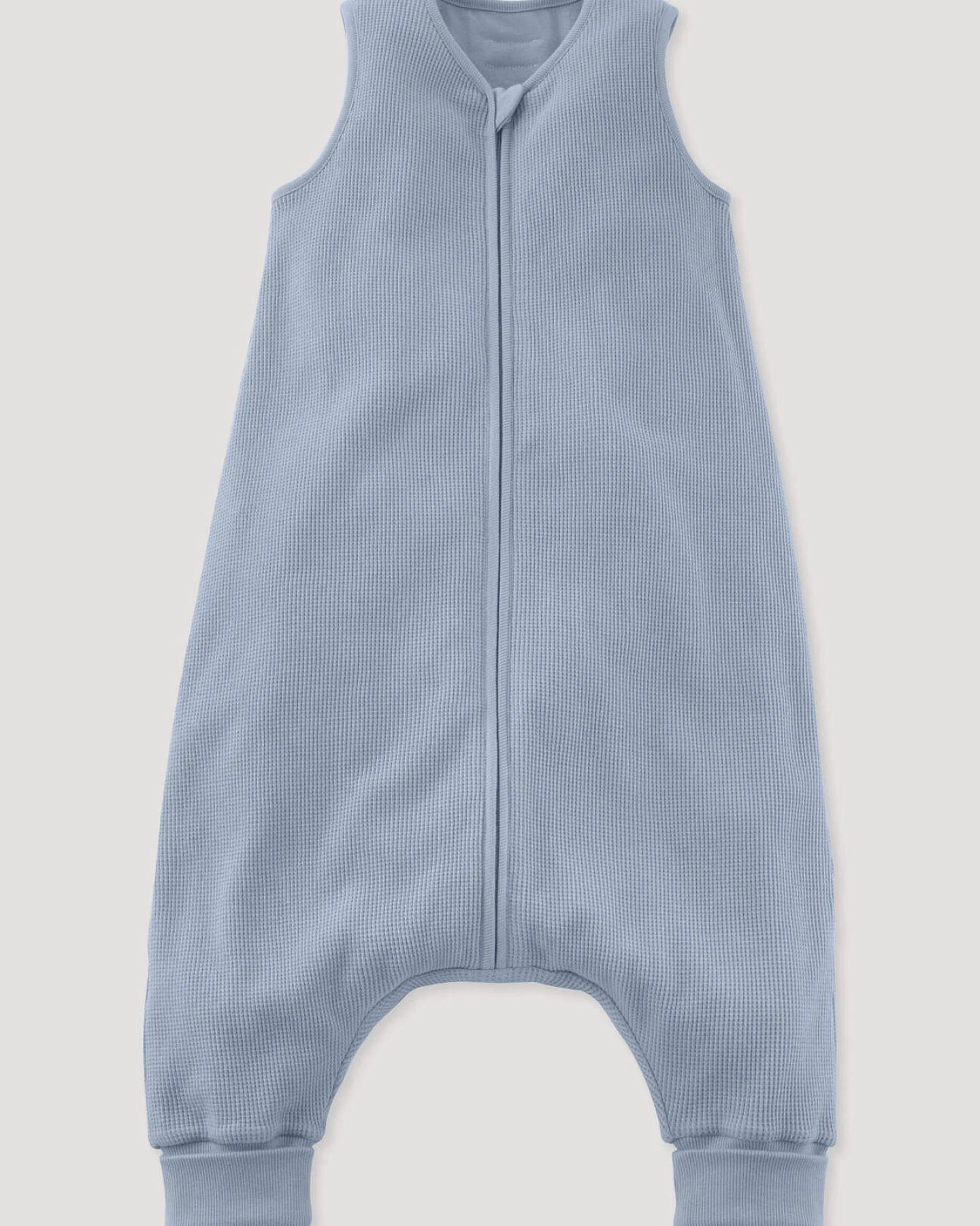 hessnatur Baby Piqué Schlafsack aus Bio-Baumwolle - blau - Größe 80 – Ansicht 2
