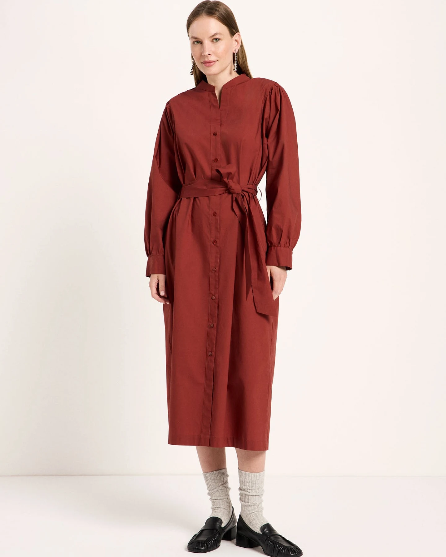 Kleid mit Kräuseln – Ansicht 2
