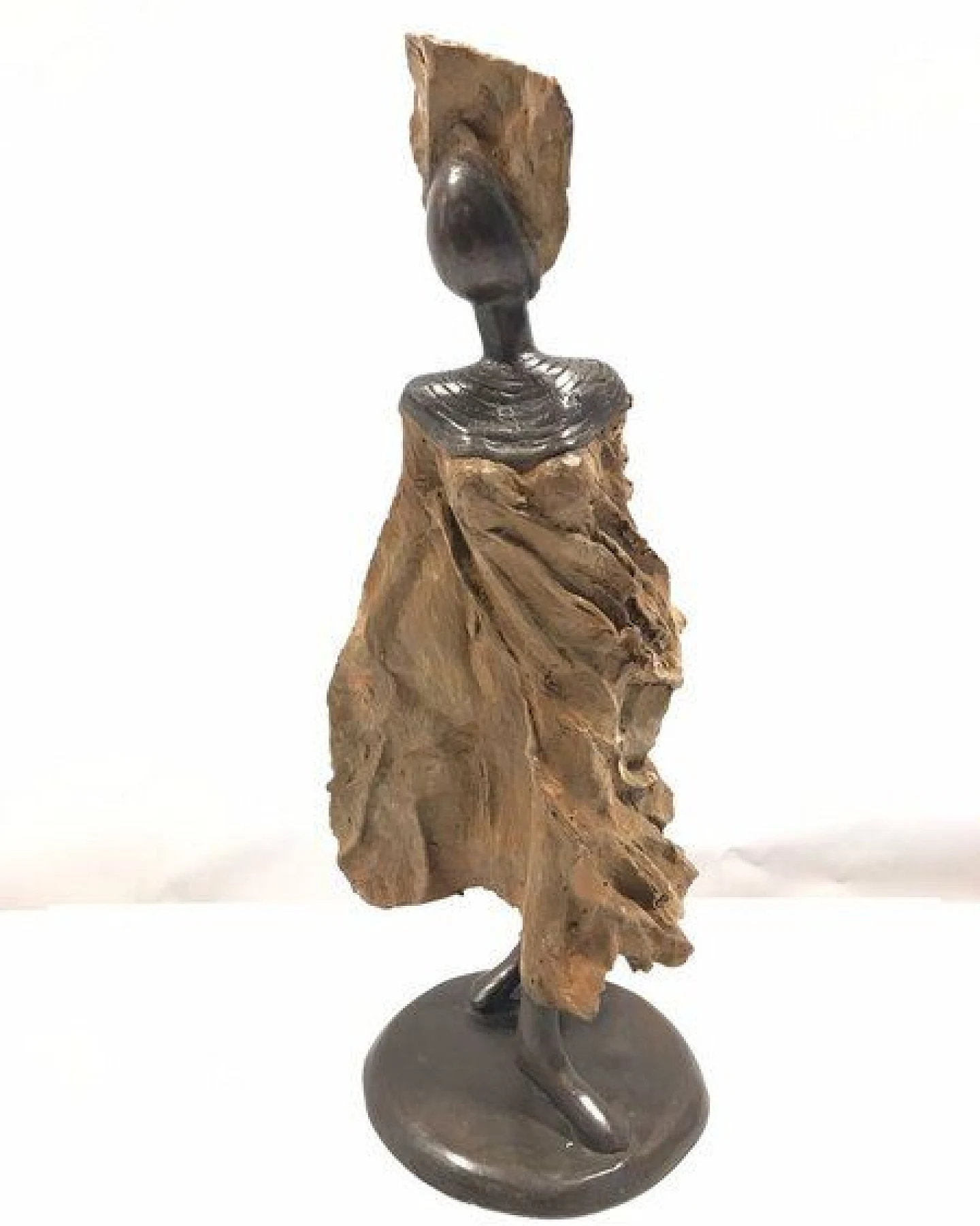 Moogoo Creative Africa Bronze-Skulptur "Femme du Sahel" by Patrice Balma Unikate 36-42cm – Ansicht 4