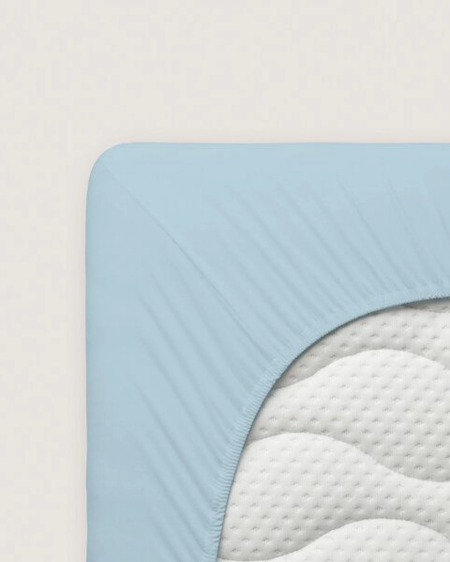 Schlafgut Boxspring Spannbettlaken Pure 95% Biobaumwolle, 5% Elasthan - Matratzenhöhe bis 40cm – Ansicht 2