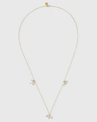 Gold / Aquamarine - Rosenquarz