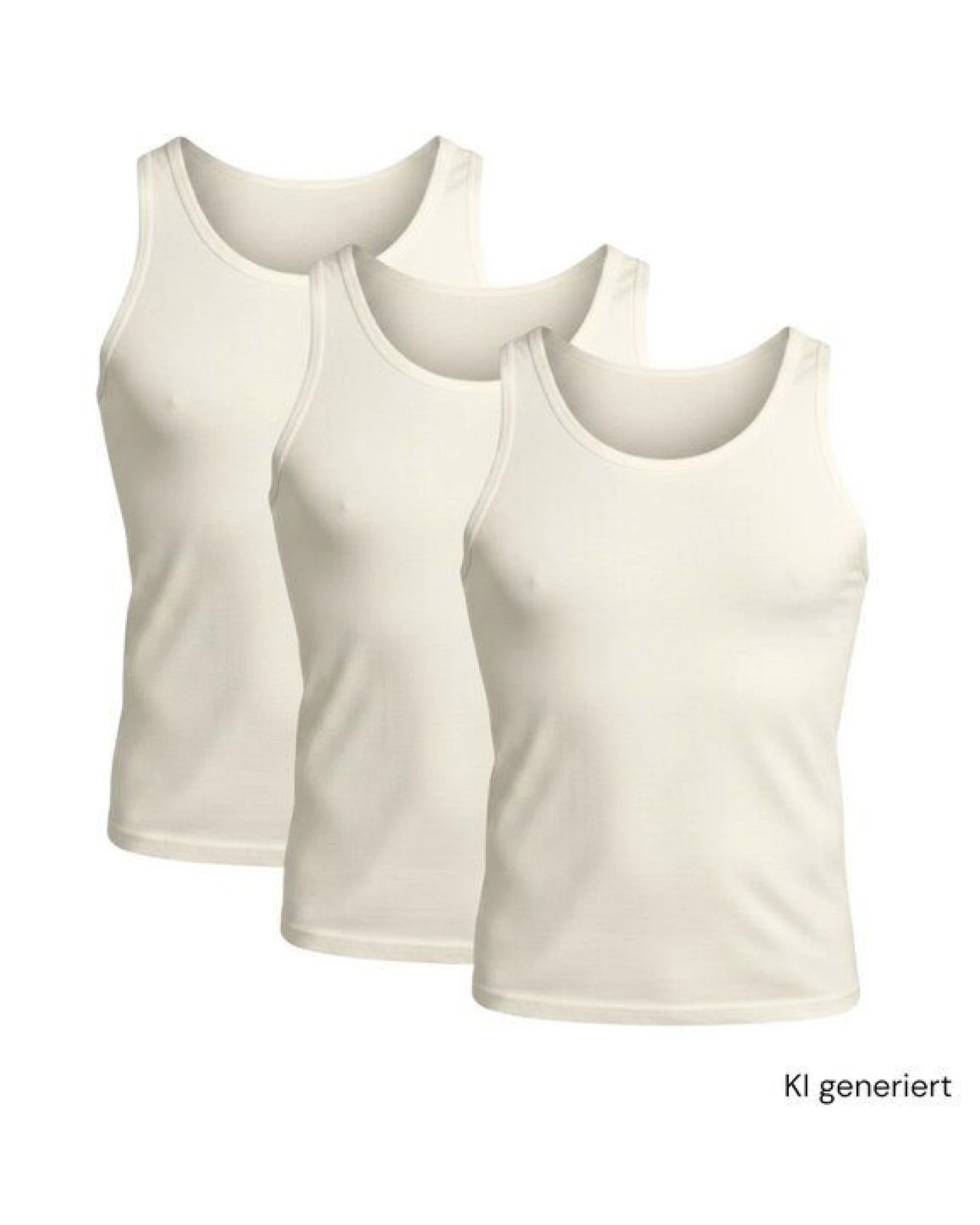 körber mode Unterhemd Set 3x Muskelshirt aus Hanf und Biobaumwolle temperaturausgleichend – Ansicht 2