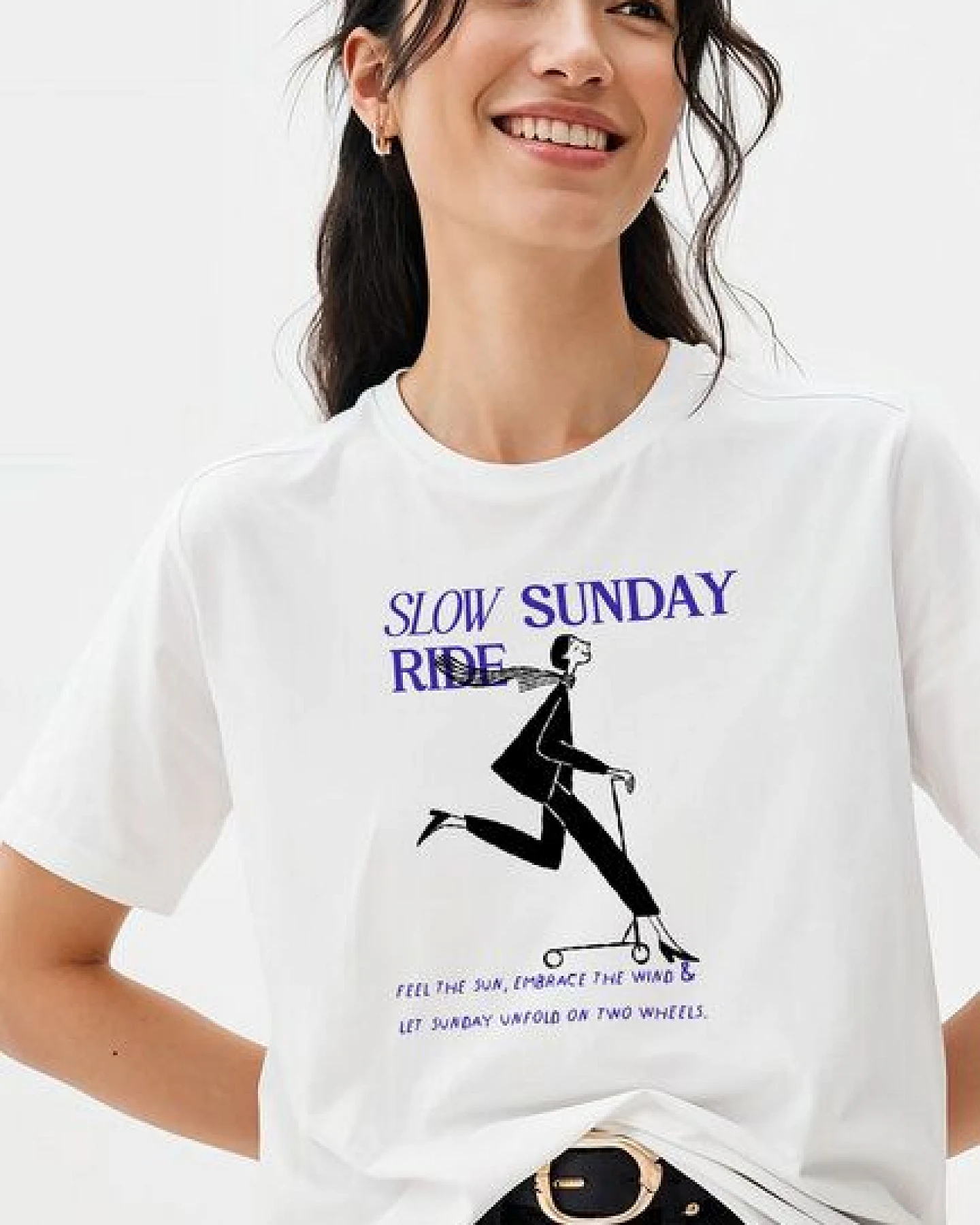 Kultgut Artdesign - Biofair - Klassik Shirt / Slow Sunday Ride – Ansicht 3
