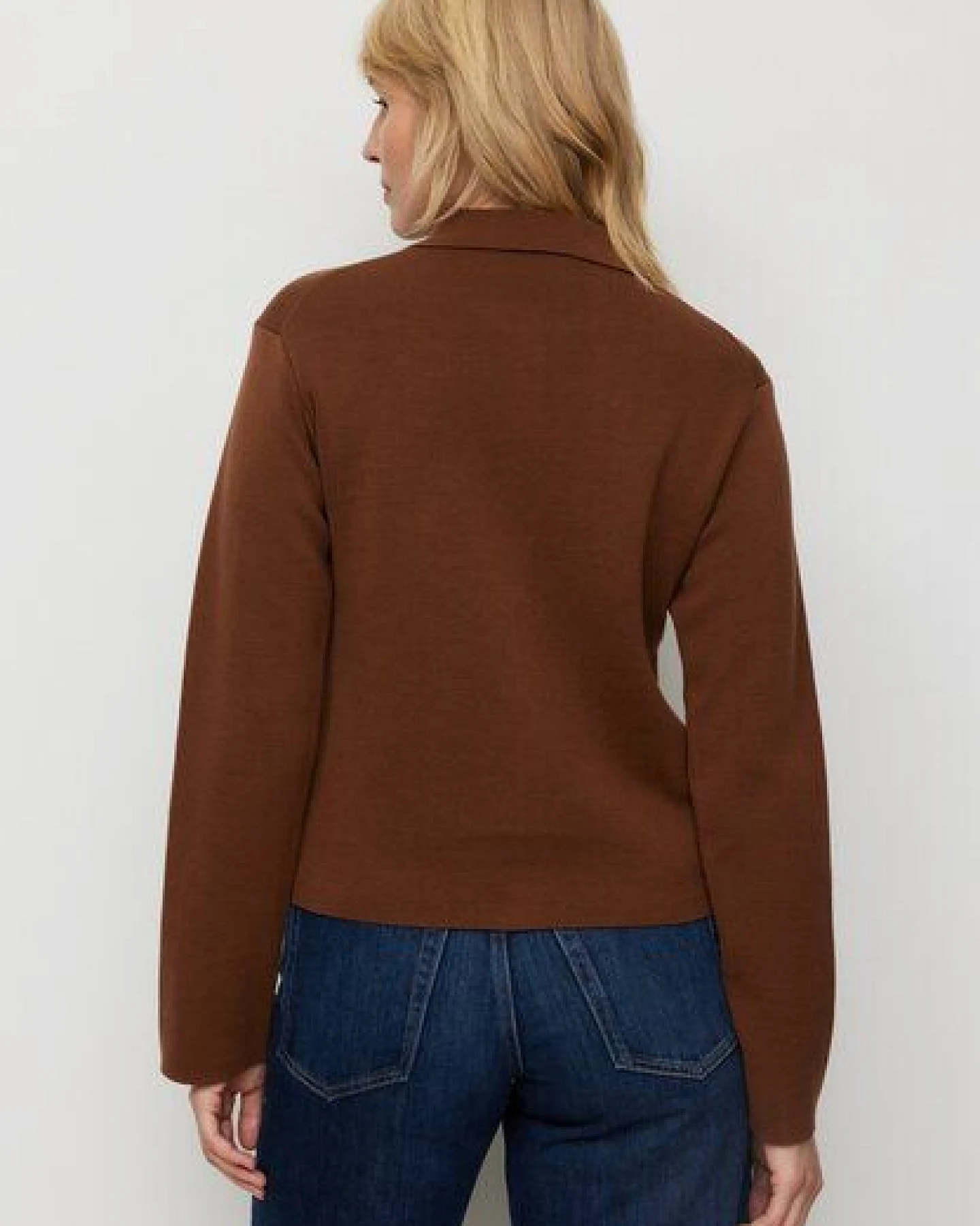 Damen Strickovershirt aus Bio-Baumwolle - CELOSIA - recolution – Ansicht 4