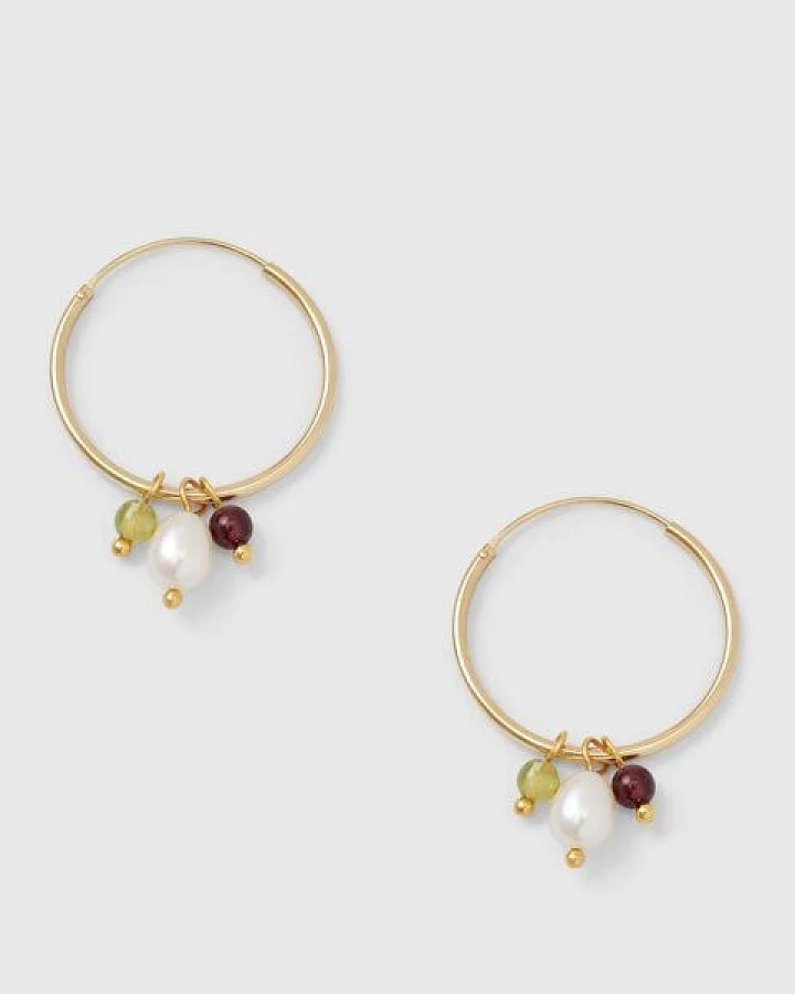 Gold / Peridot - Granat