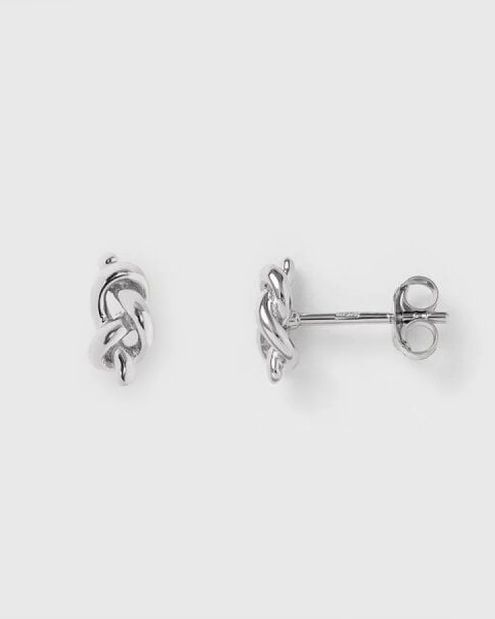 fejn jewelry Ohrstecker 'knot stud' im Knoten-Design