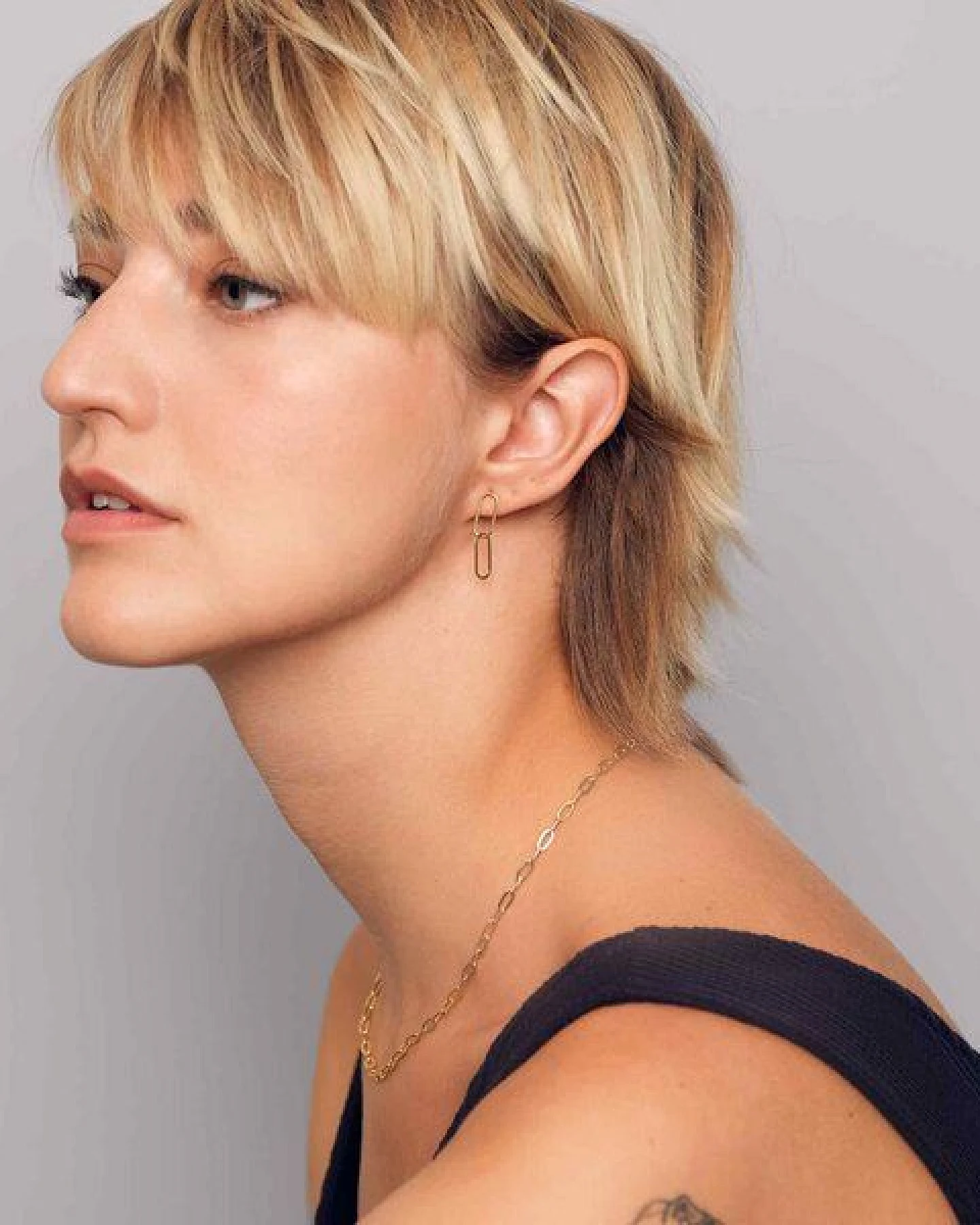 fejn jewelry Ohrstecker 'link chain' – Ansicht 2