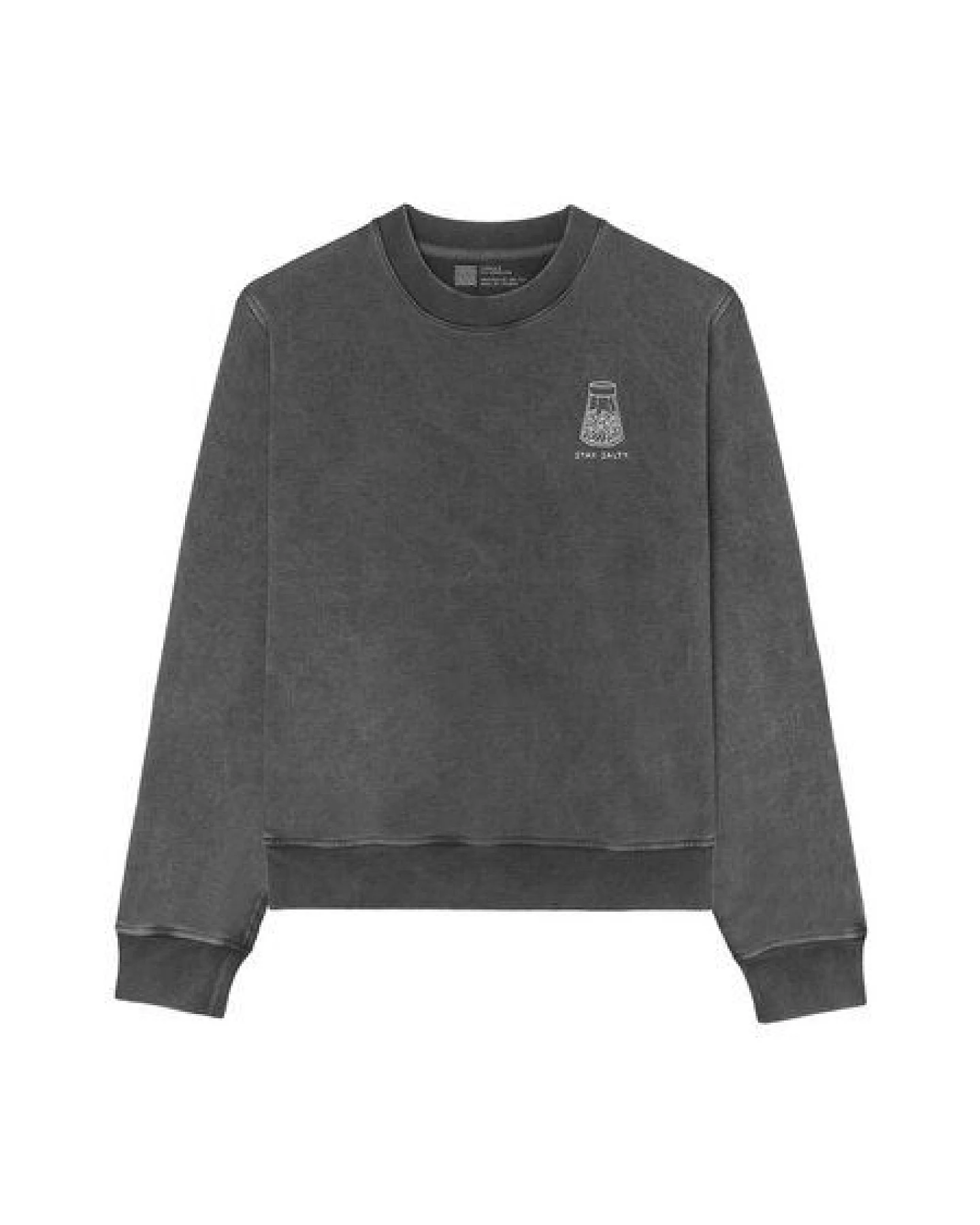 FUXBAU Frauen Stay Salty Sweater - salzschwarz – Ansicht 2