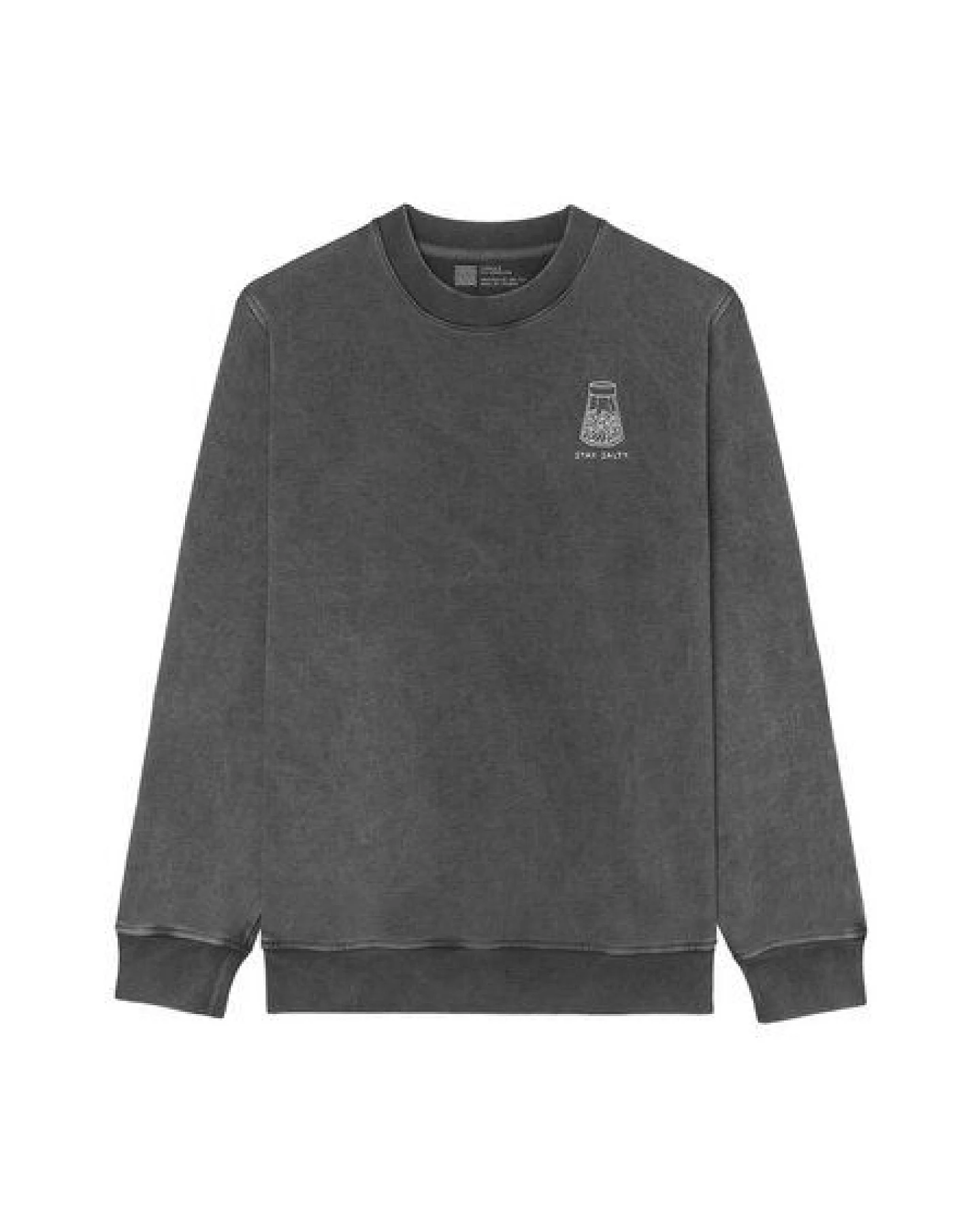 FUXBAU Männer Stay Salty Sweater - salzschwarz – Ansicht 2
