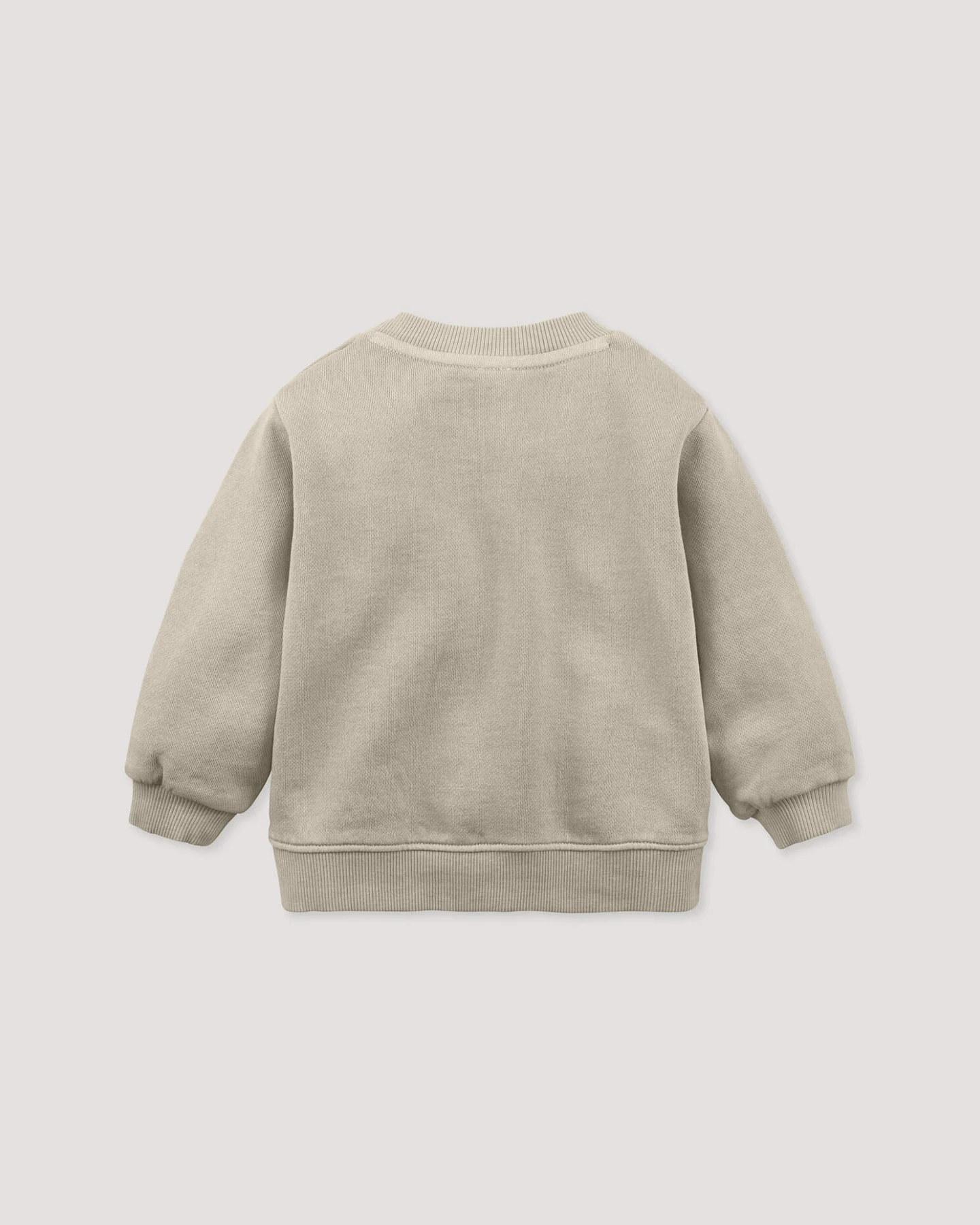 hessnatur Baby Sweatshirt BETTER RECYCLING aus Bio-Baumwolle - beige - Größe 86/92 – Ansicht 2