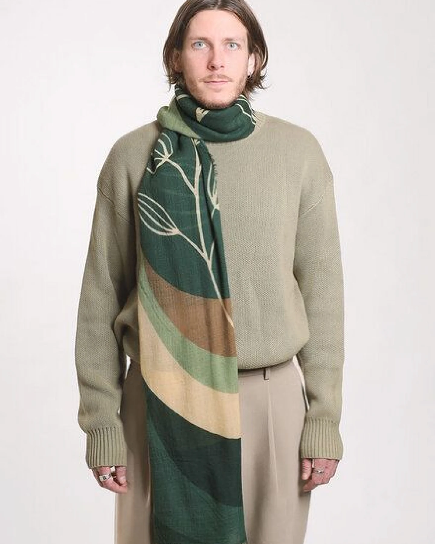 Djian Schal aus Merino-Wolle – TWIG – mulesingfrei – Ansicht 2